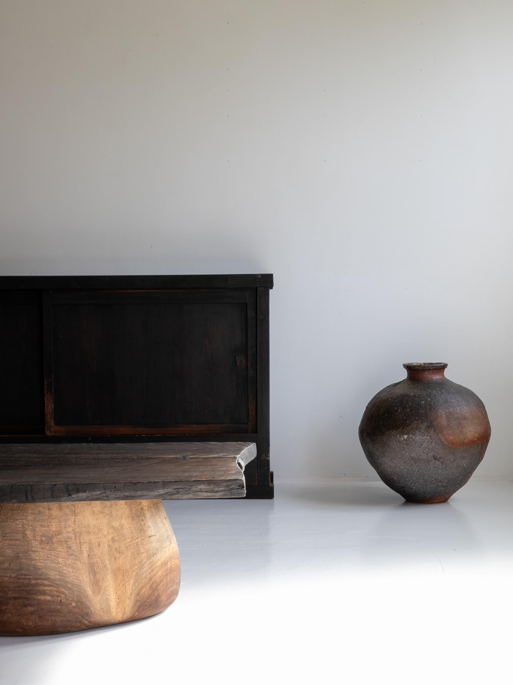 Aparador Negro Antiguo Japonés Años 1860-1900 / Tansu Wabi Sabi Carpintería