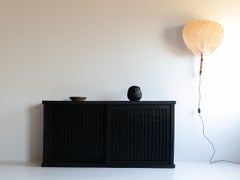 Japanese Antique Large Black Tansu 1860s-1900s / Cabinet Sideboard Wabi Sabi//