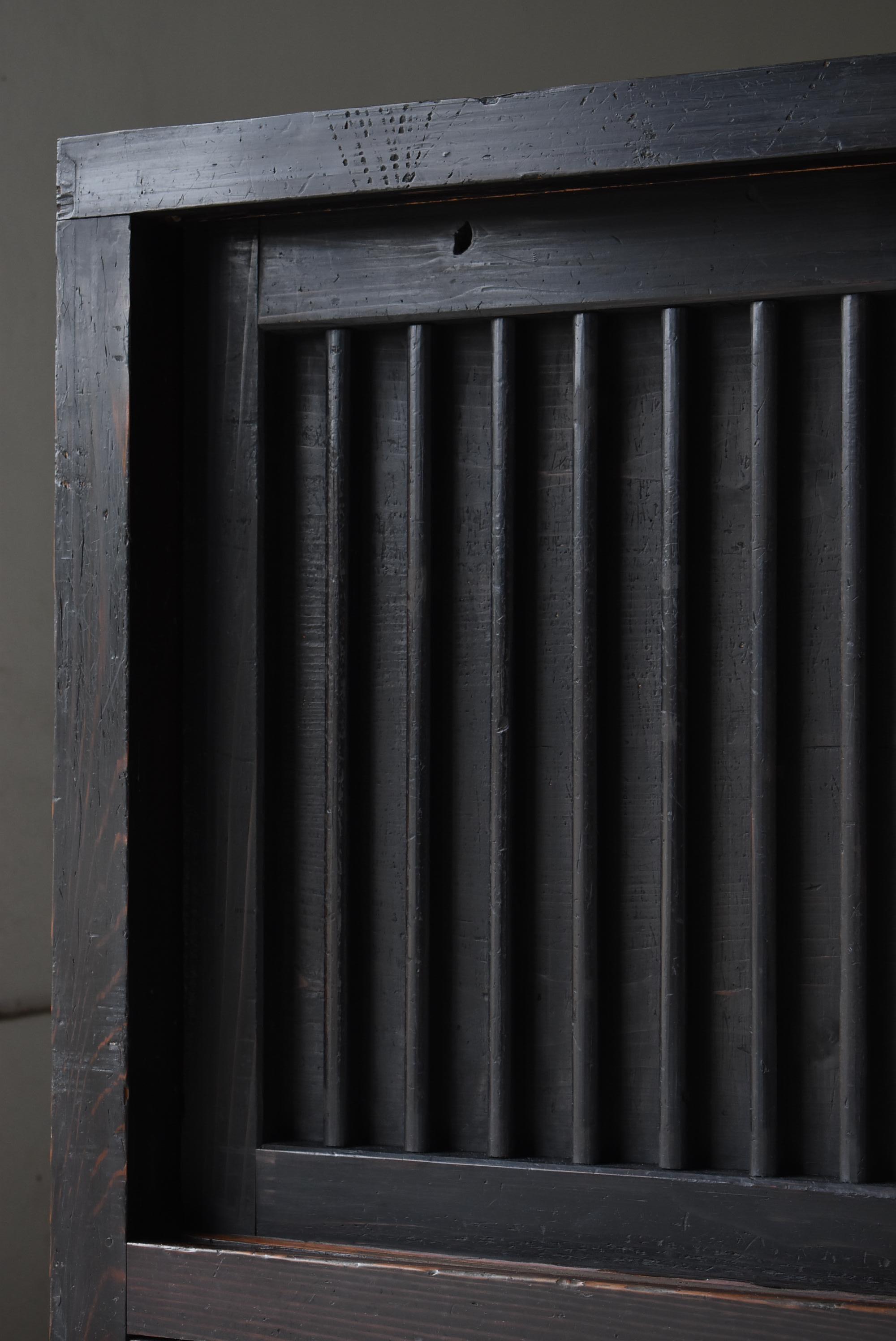 Japanese Antique Large Black Tansu 1860s-1900s / Cabinet Sideboard Wabi Sabi In Good Condition In Sammu-shi, Chiba