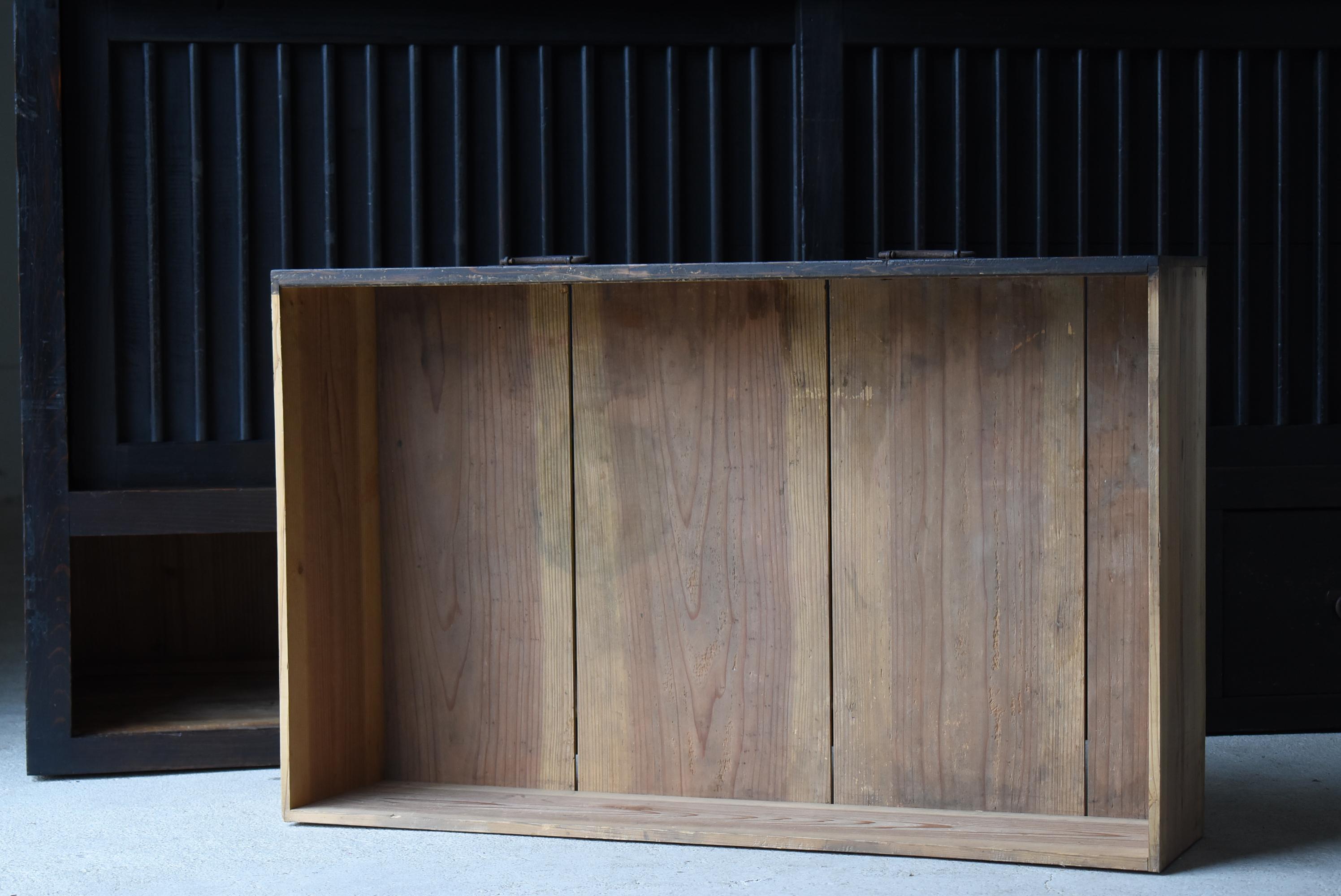 Japanese Antique Large Black Tansu 1860s-1900s / Cabinet Sideboard Wabi Sabi 2