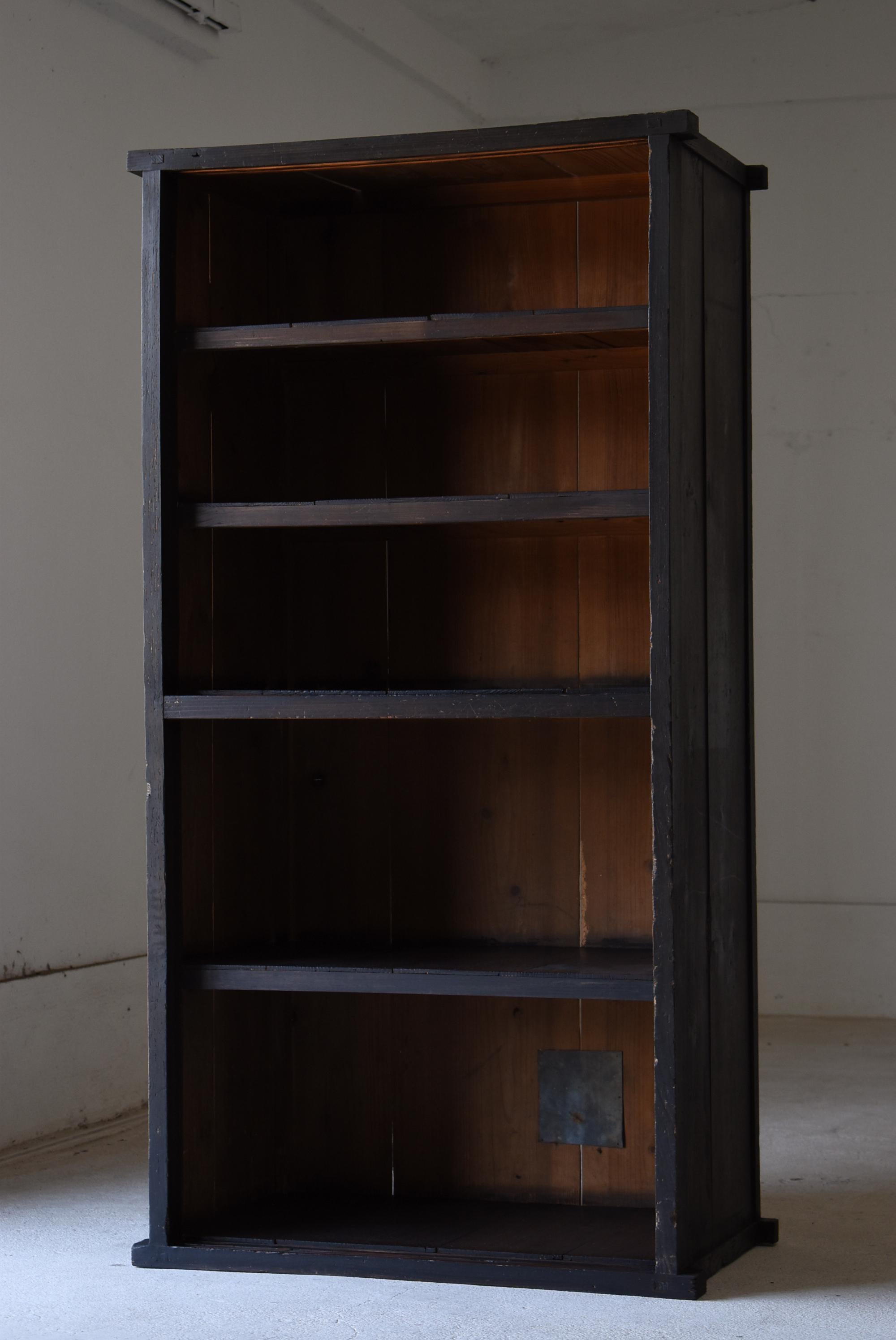 Japanese Antique Large Black Tansu 1860s-1900s / Cabinet Wabi Sabi 4