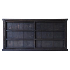 Japanese Antique Large Black Tansu 1860s-1900s / Chests of Drawers Wabi Sabi
