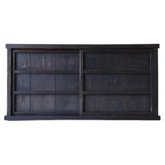 Japanese Antique Large Black Tansu 1860s-1900s / Chests of Drawers Wabi Sabi