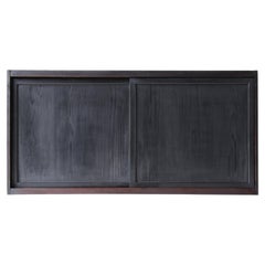 Japanische Antike Große Schwarze Tansu 1860er-1900er / Anrichte Schrank Wabi Sabi