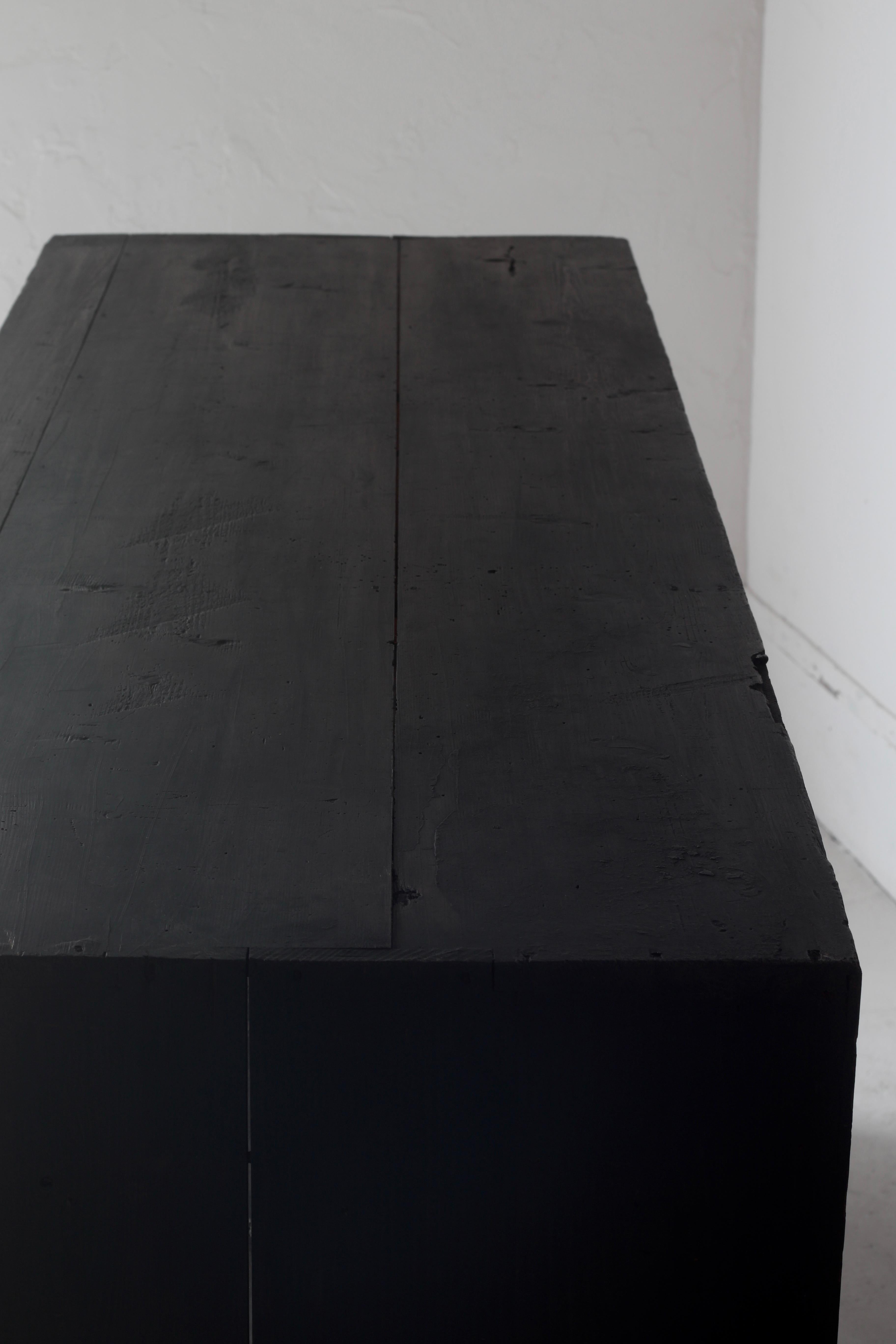 Japanese Antique Large Black Tansu / Cabinet Sideboard / 1868-1912s Wabi-sabi 4