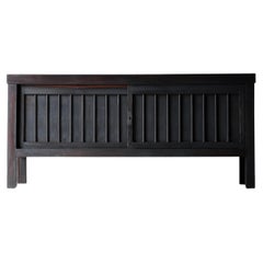 Grand buffet Tansu/armoire japonais ancien des années 1868-1912 Wabi-sabi