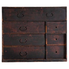 Japanese Antique Large Drawer 1860s-1900s / Cabinet Tansu Wabi Sabi