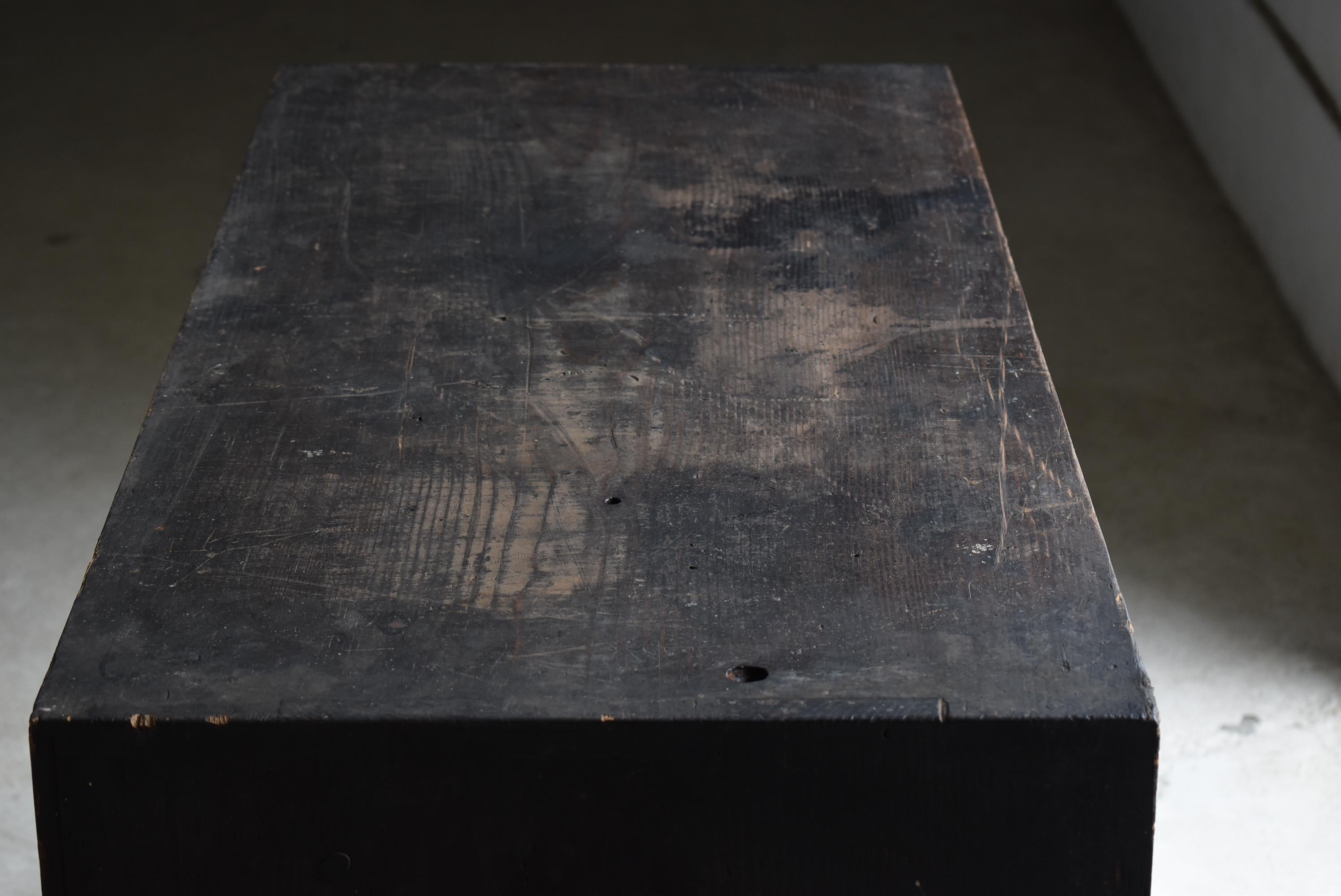 Antike japanische große Schublade 1860er-1900er Jahre / Sideboard Tansu Wabi Sabi, Tansu Wabi Sabi im Angebot 10