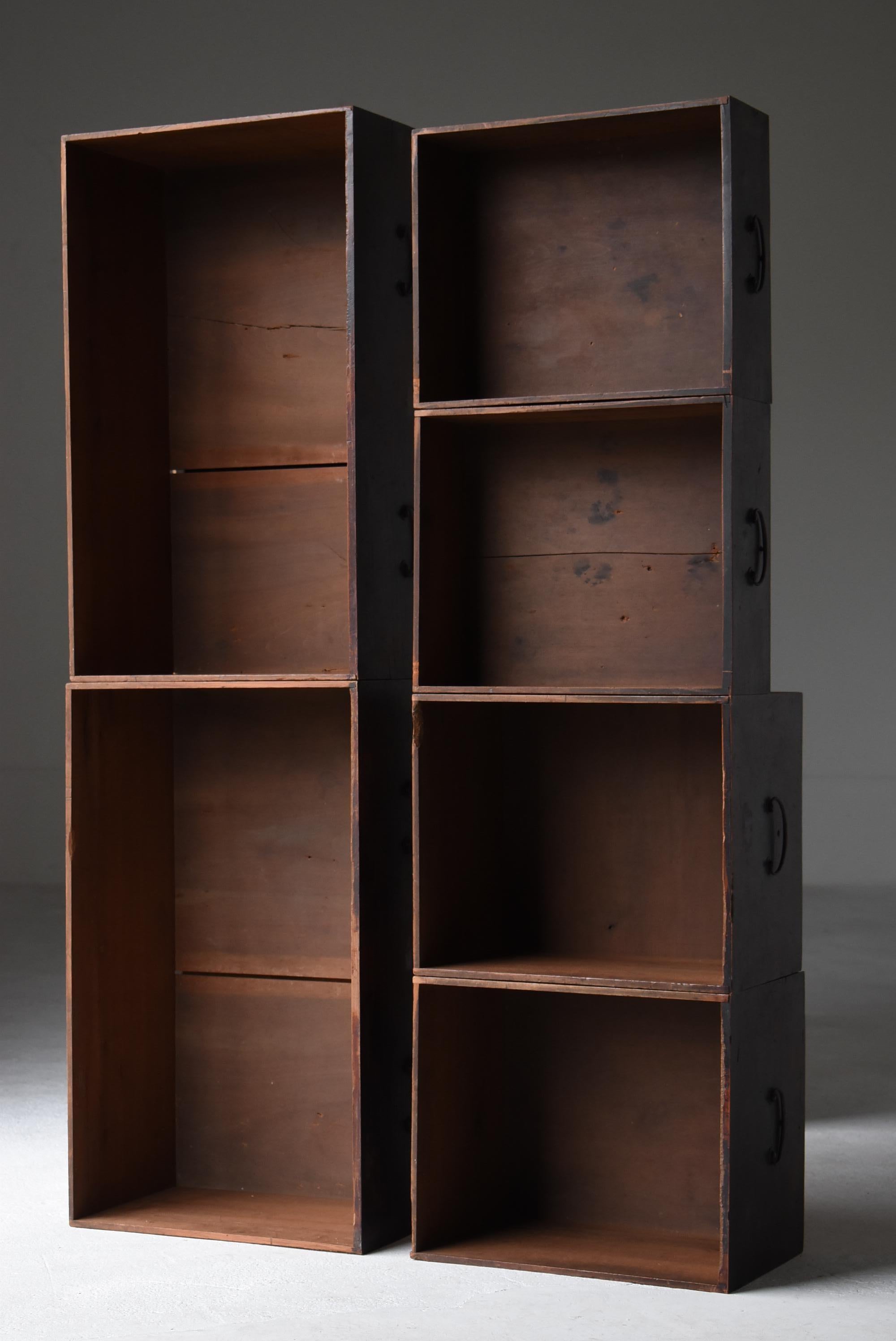 Japanese Antique Large Drawer 1860s-1920s / Tansu Sideboard Wabi Sabi For Sale 3