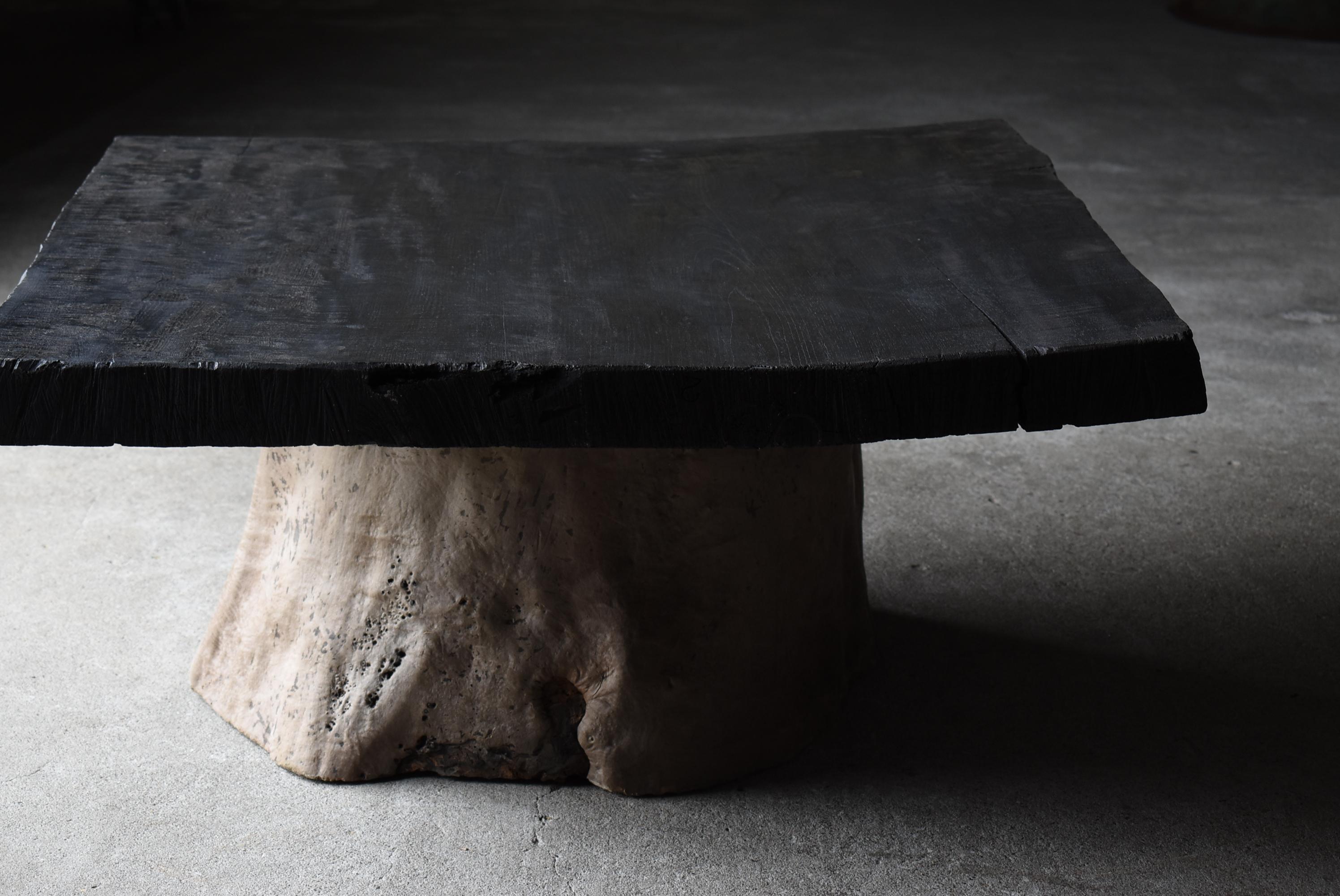 Japanese Antique Large Low Table 1860s-1920s / Coffee Table Wabi Sabi For Sale 7