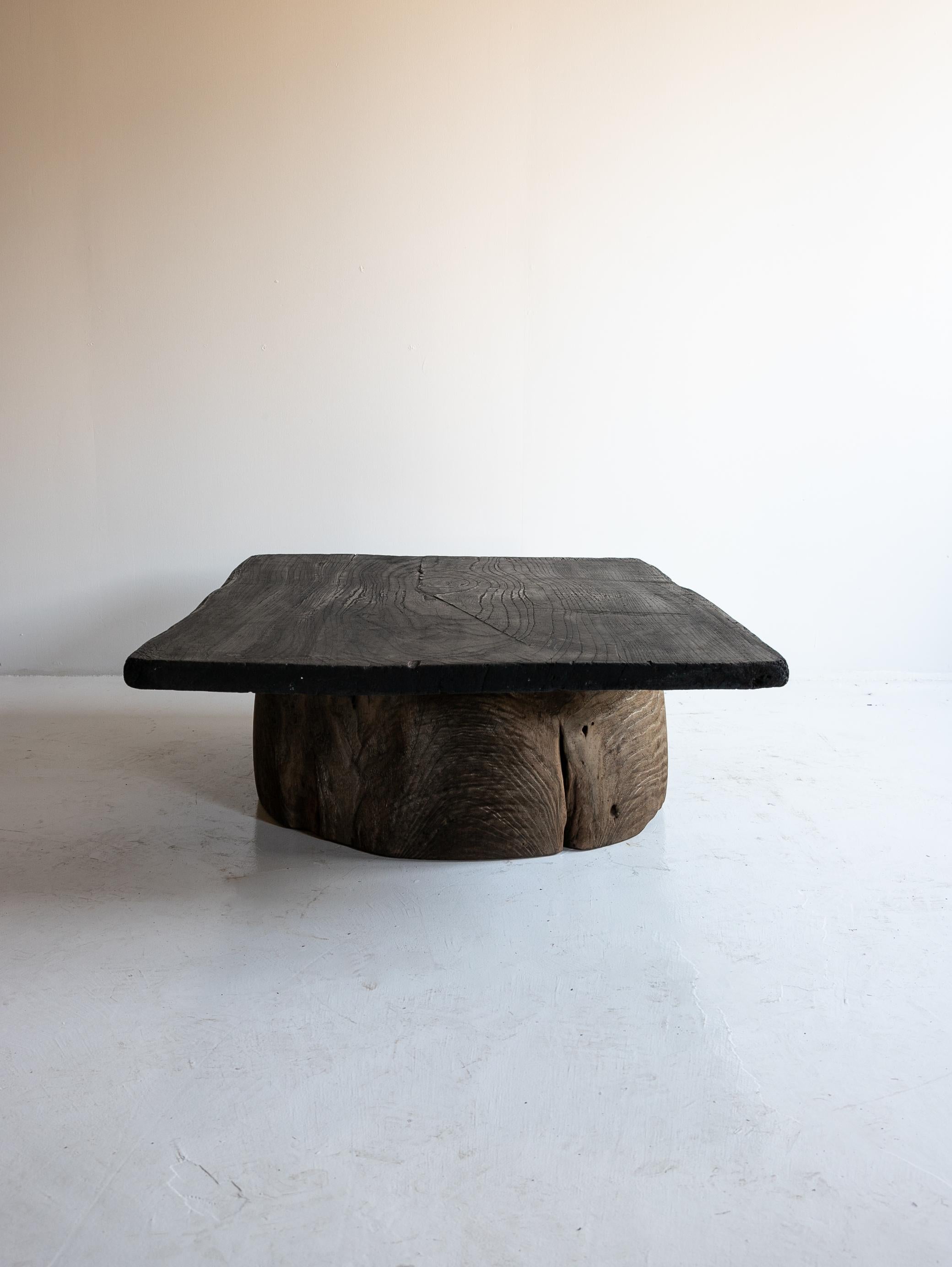 Japanese Antique Large Low Table 1860s-1920s / Coffee Table Wabi Sabi 8