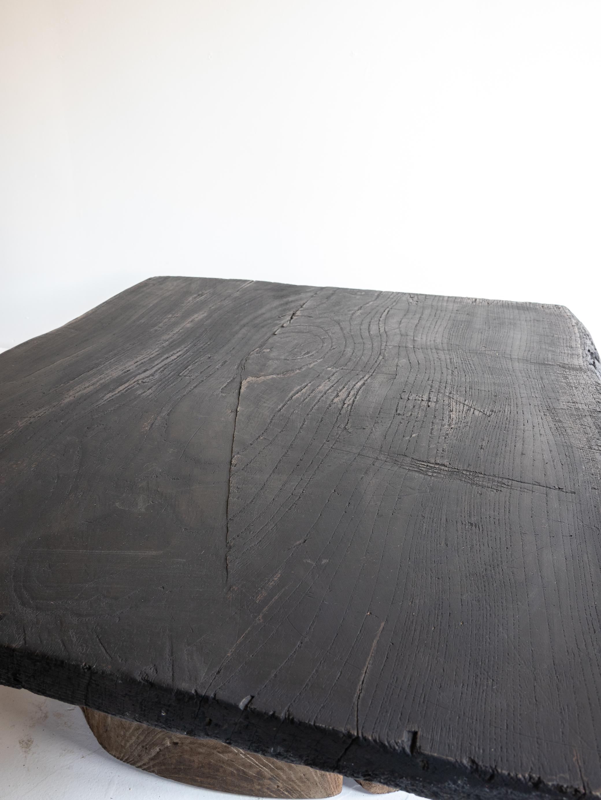 Japanese Antique Large Low Table 1860s-1920s / Coffee Table Wabi Sabi 10