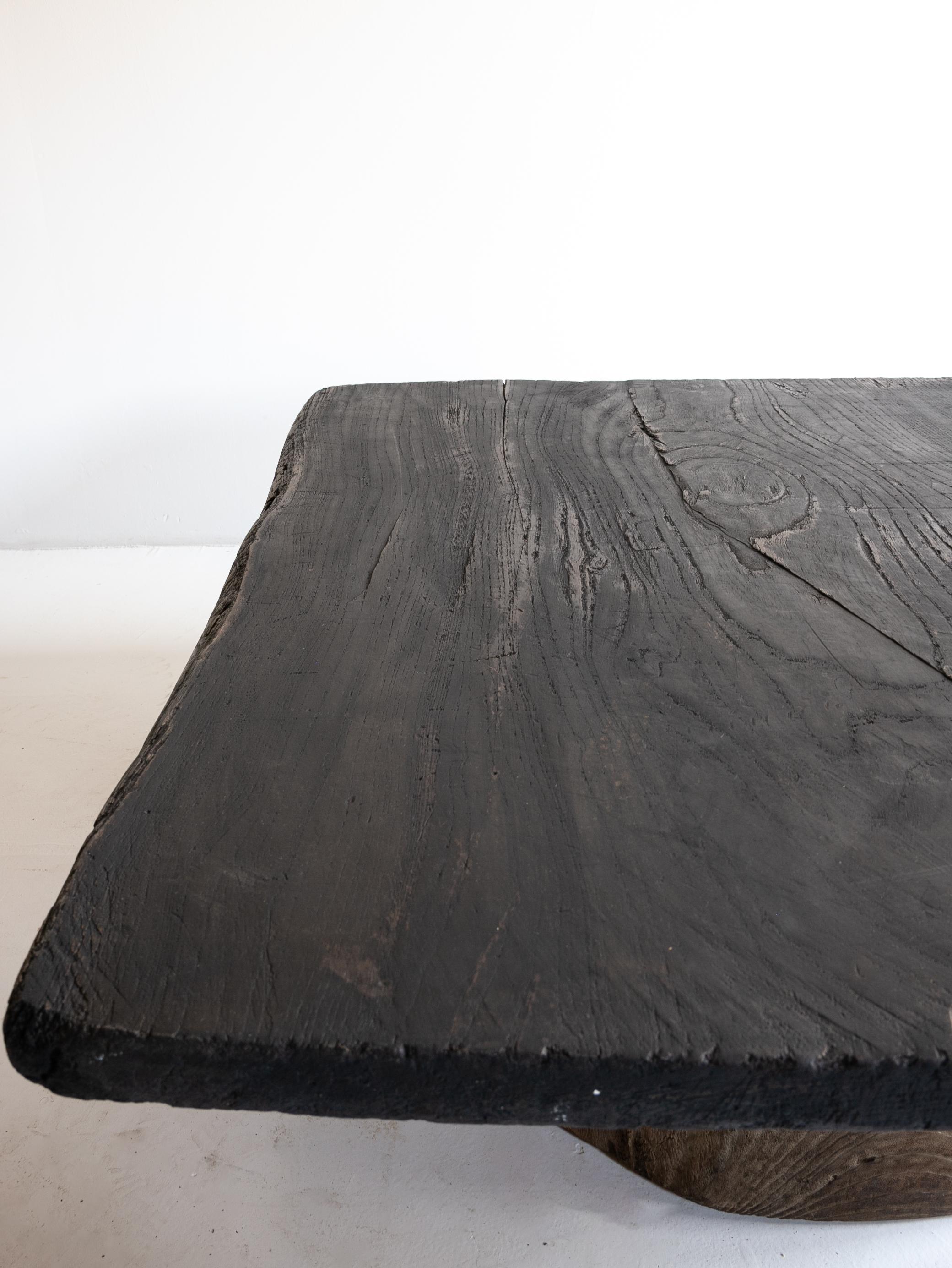 Japanese Antique Large Low Table 1860s-1920s / Coffee Table Wabi Sabi 12