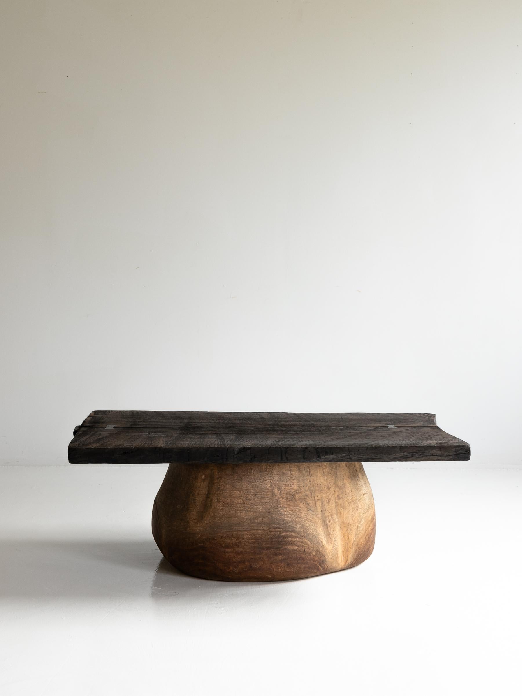 Primitive Japanese Antique Large Low Table 1860s-1920s / Coffee Table Wabi Sabi
