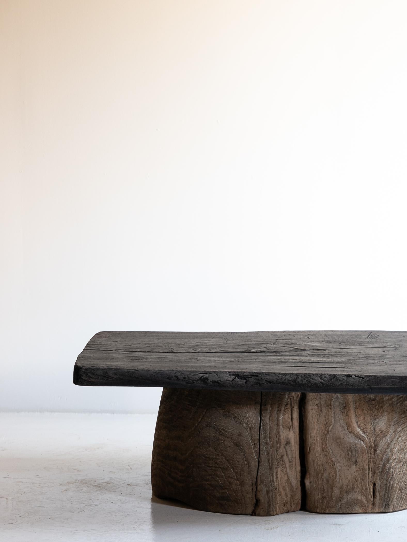 Japanese Antique Large Low Table 1860s-1920s / Coffee Table Wabi Sabi In Good Condition In Sammu-shi, Chiba