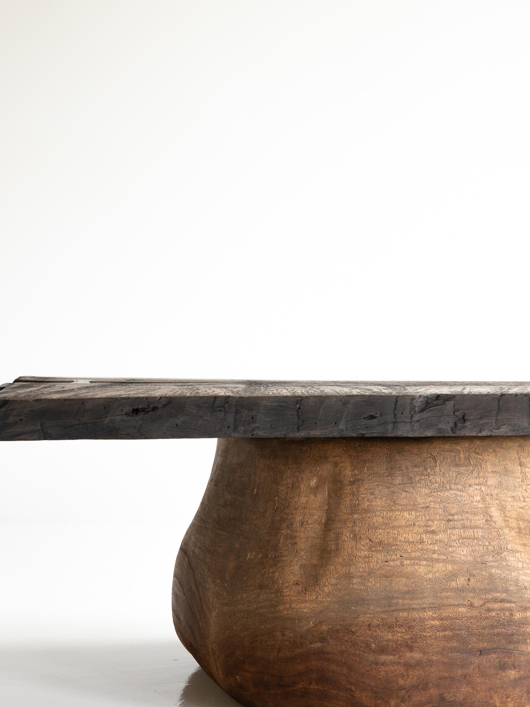 Japanese Antique Large Low Table 1860s-1920s / Coffee Table Wabi Sabi 1