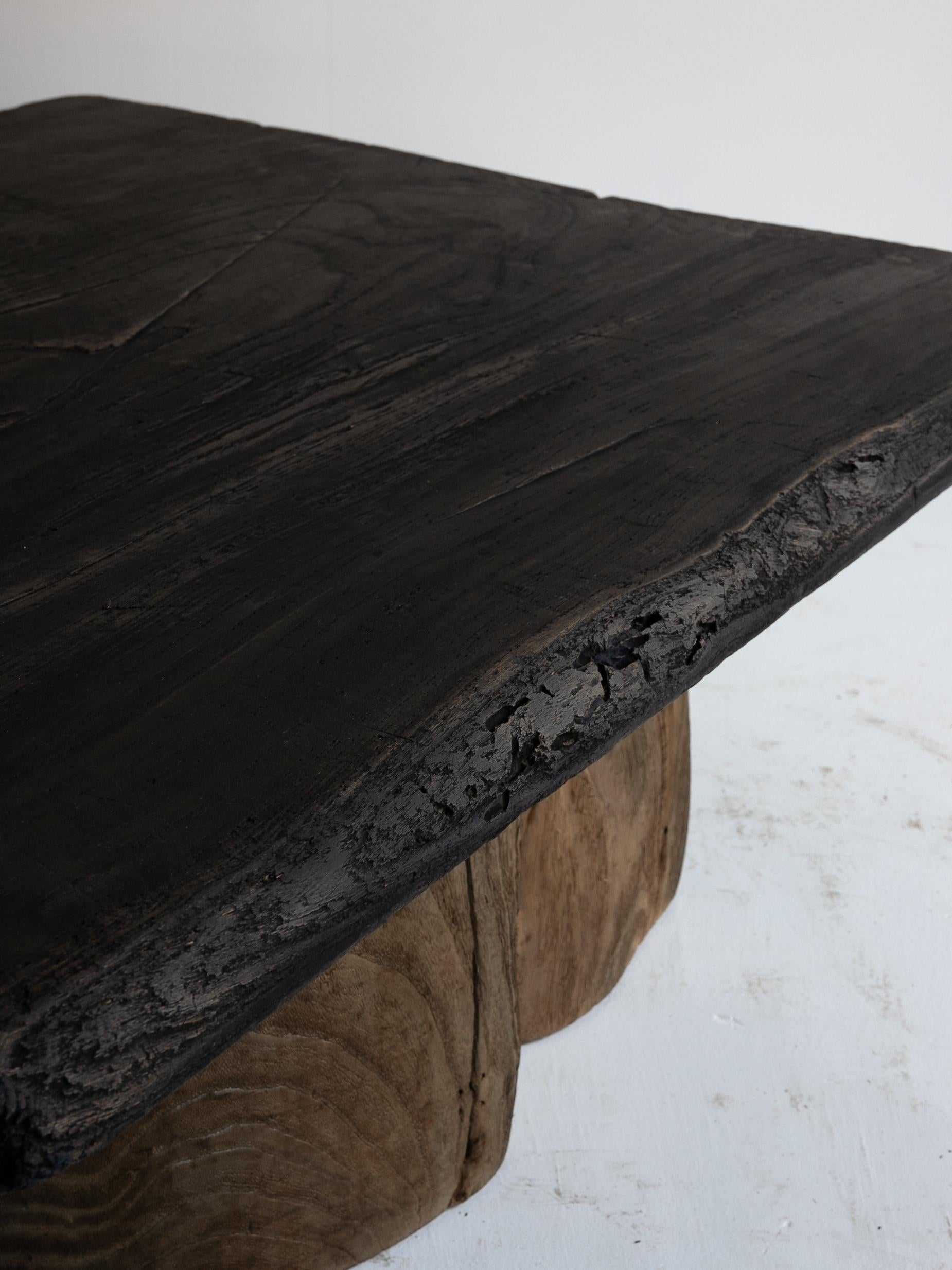 Japanese Antique Large Low Table 1860s-1920s / Coffee Table Wabi Sabi 1