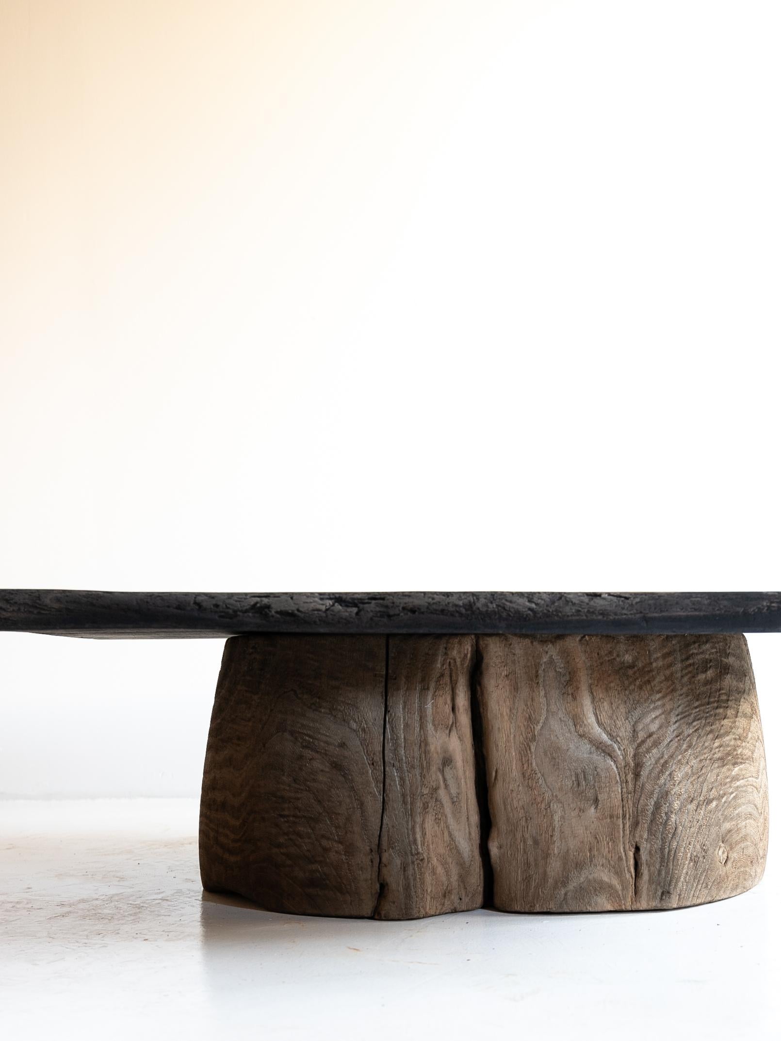 Japanese Antique Large Low Table 1860s-1920s / Coffee Table Wabi Sabi 2