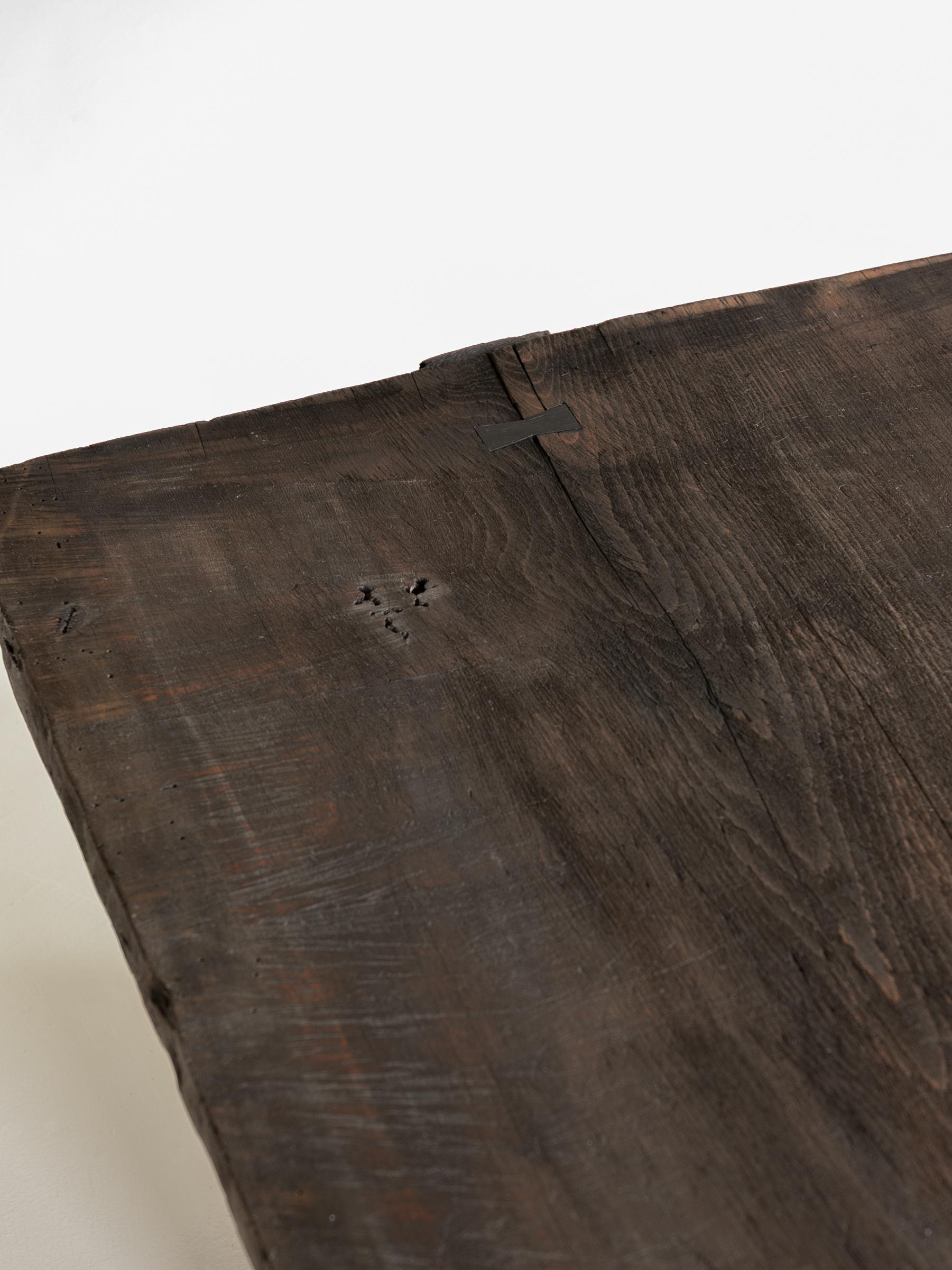 Japanese Antique Large Low Table 1860s-1920s / Coffee Table Wabi Sabi 3