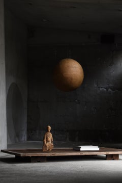 Tavolo basso antico giapponese 1920-1940 / Tavolo da divano Wabi Sabi