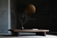 Tavolo basso antico giapponese 1920-1940 / Tavolo da divano Wabi Sabi