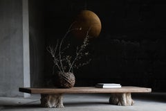 Japanese Antique Large Low Table 1920s-1940s / Sofa Table Wabi Sabi