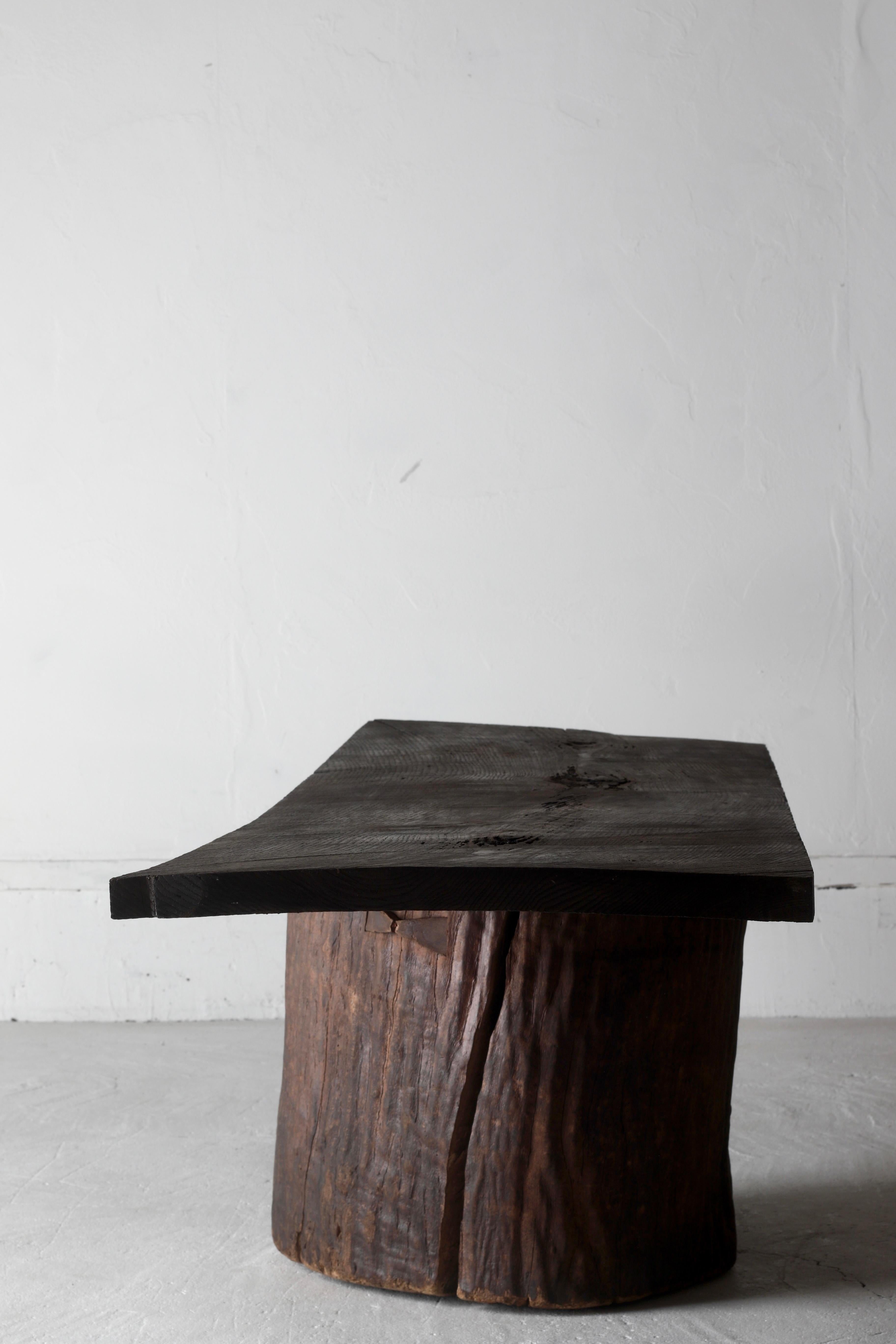 Japanese Antique Large Low Table / Sofa Table Coffee Table/ 1868-1912s Wabi-Sabi 1