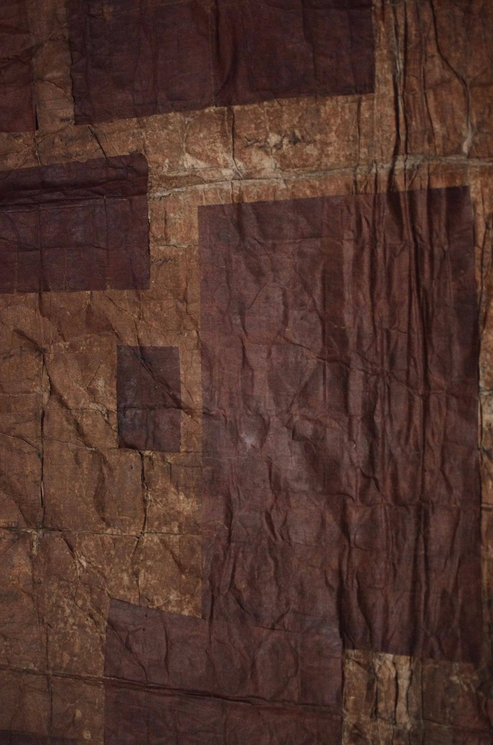 Japanese Antique Large Paper Boro / Wall Decoration /Wabi-sabi Mingei 12