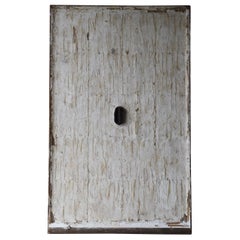 Japanese Antique Large Plastered Door 1860s-1900s / Abstract Art Wabi Sabi
