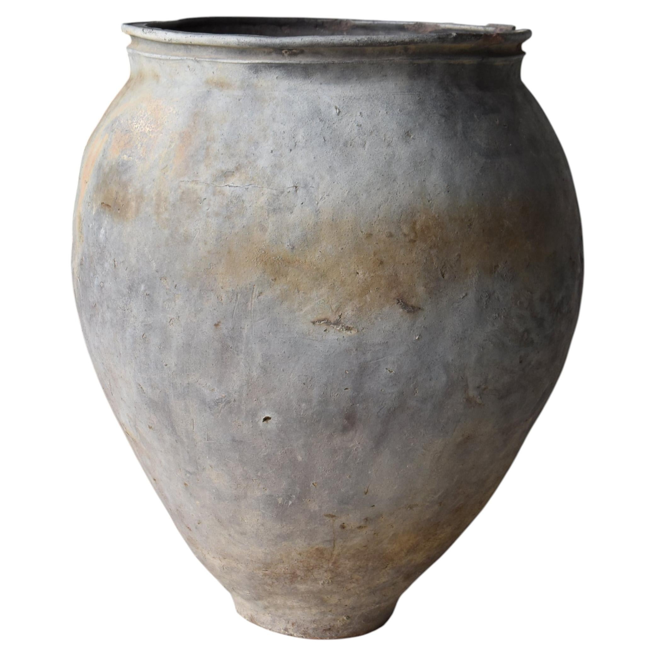 Japanese Antique Large Pottery Vase late 16th–early 17th century / Wabi Sabi