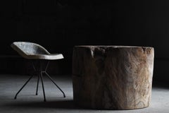 Mesa de centro primitiva japonesa antigua grande 1860s-1900s / Mingei Wabi Sabi