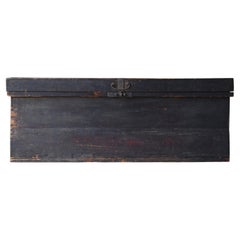 Grand buffet japonais des années 1860-1900 / Boîte de rangement Tansu Wabisabi