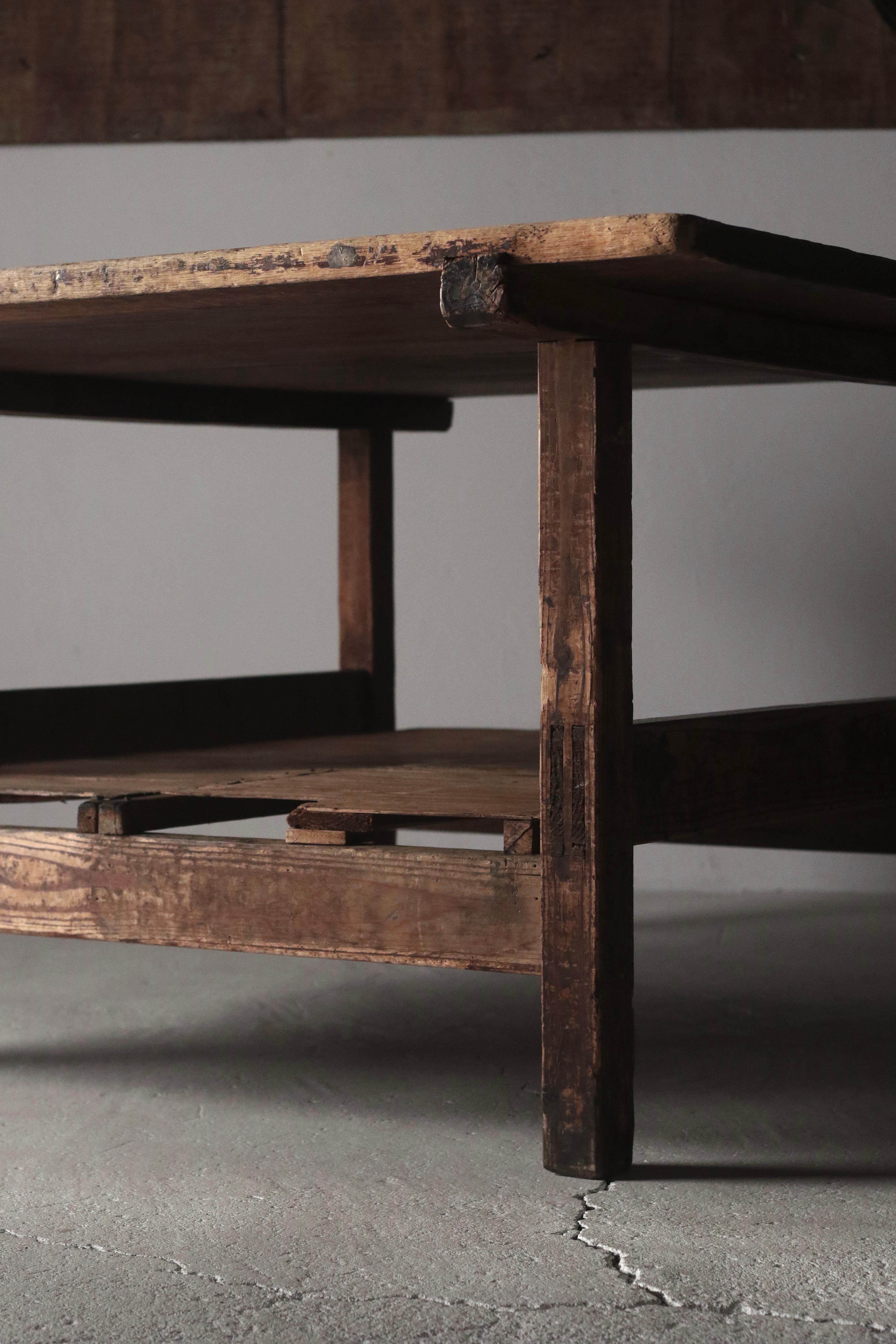 Japanese Antique Large Table / Exhibition Table / 1912-1950s Wabi-sabi For Sale 1