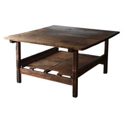 Japanischer antiker großer Tisch / Ausstellungstisch / 1912-1950er Jahre Wabi-sabi