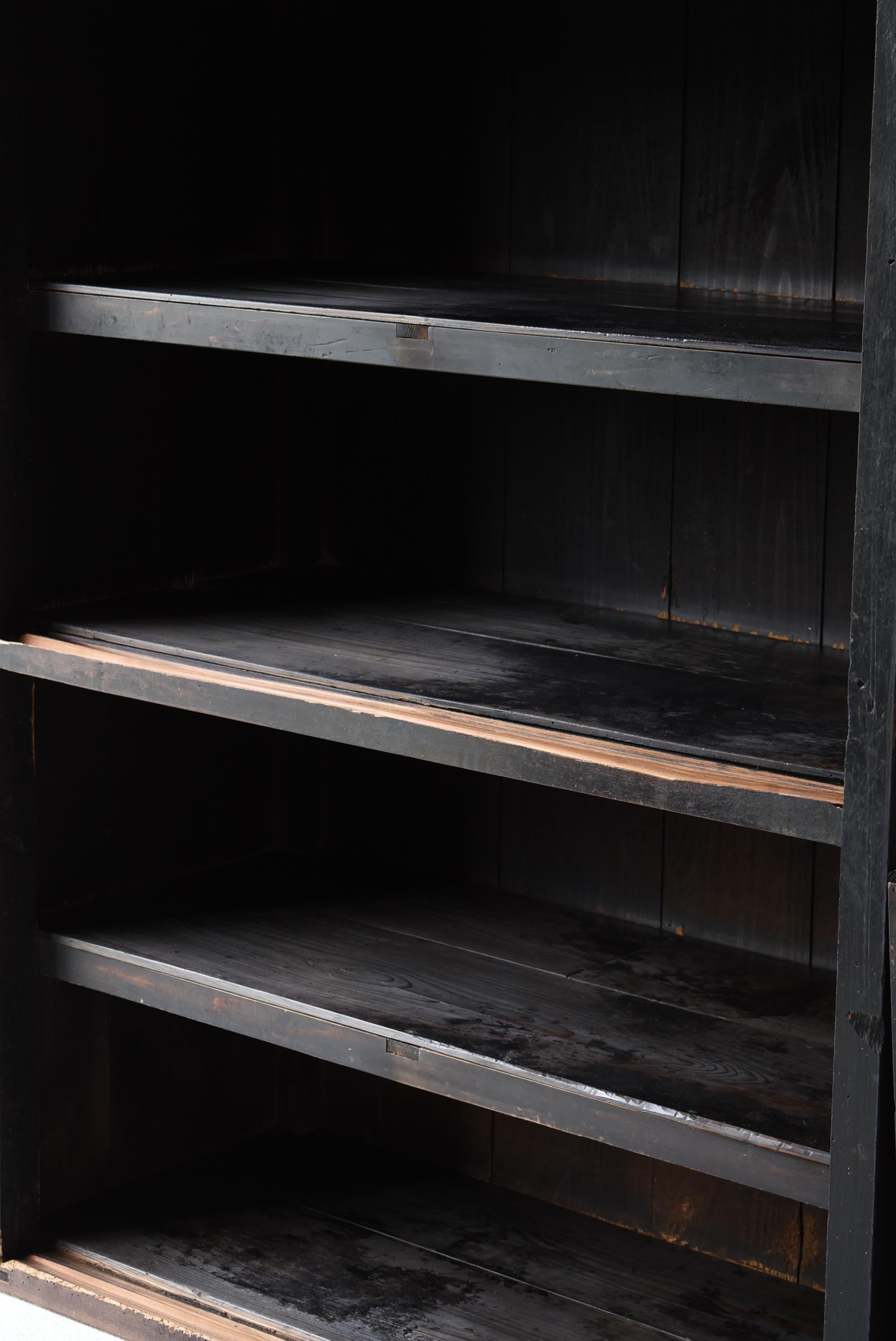 Antico Tansu giapponese di grandi dimensioni del 1860-1900 / Armadio Cabinet Wabi Sabi in vendita 2