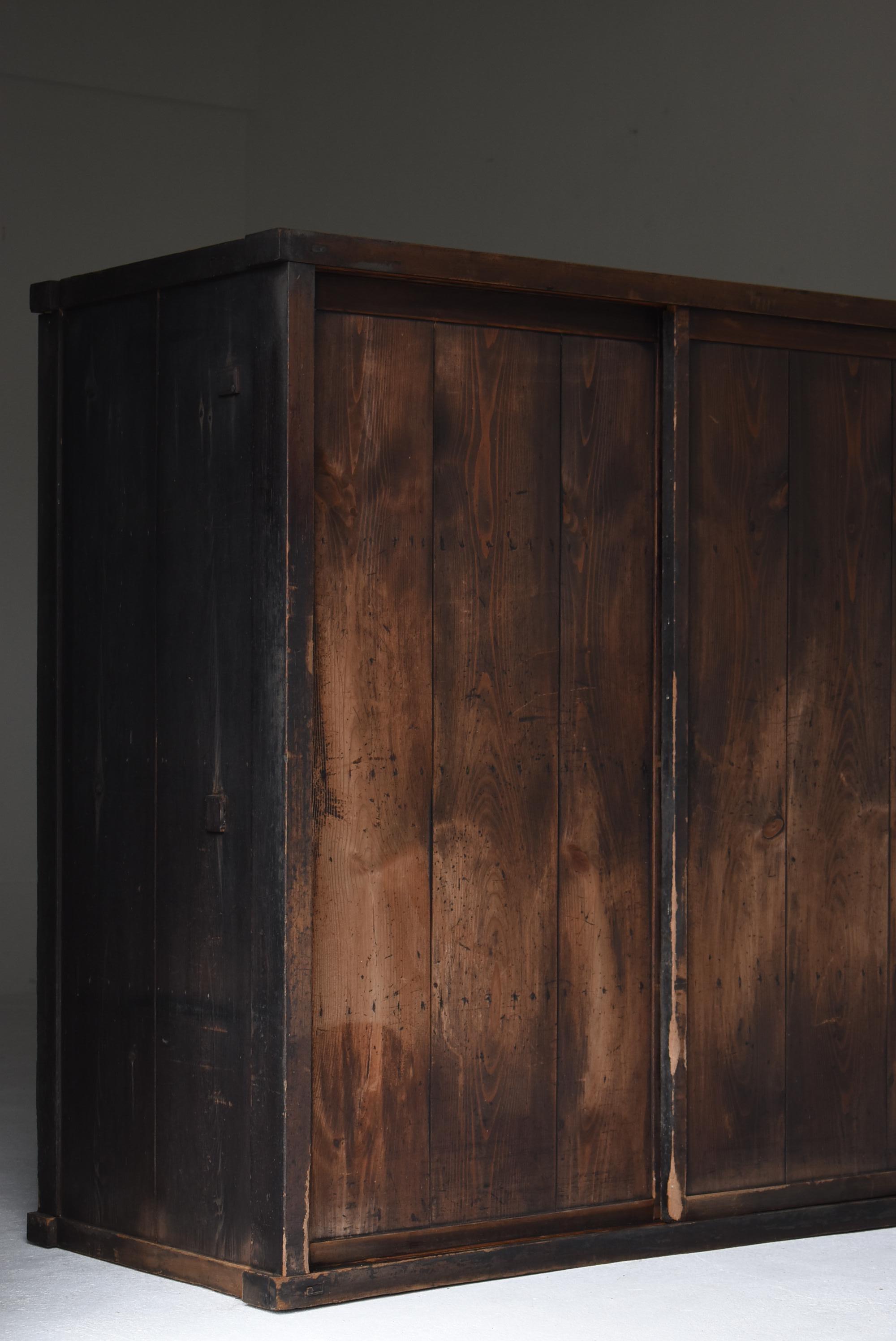 Japanische antike große Tansu 1860er-1900er Jahre / Schrank Wabi Sabi, Wabi Sabi 5