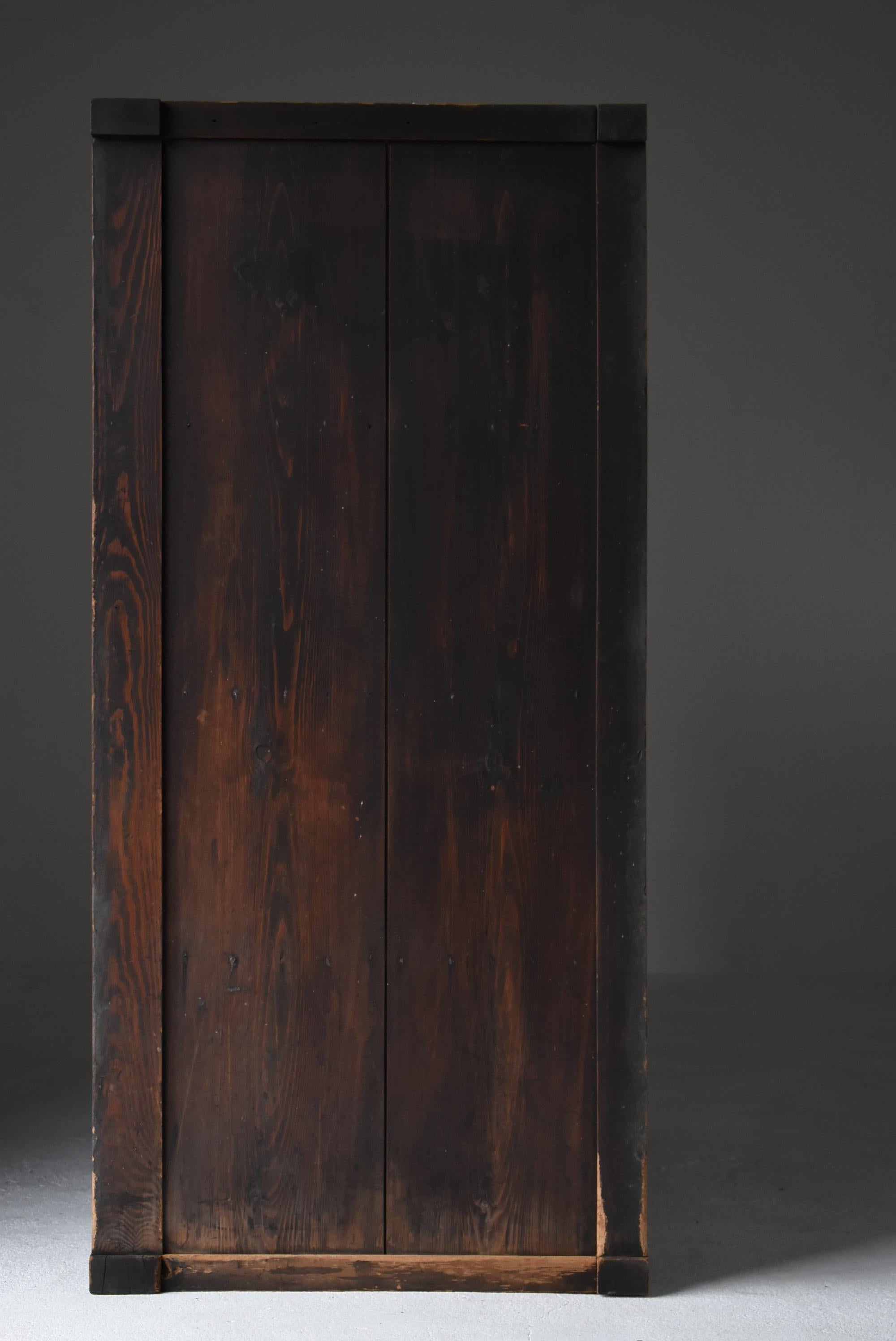 Japanische antike große Tansu 1860er-1900er Jahre / Schrank Wabi Sabi, Wabi Sabi 8