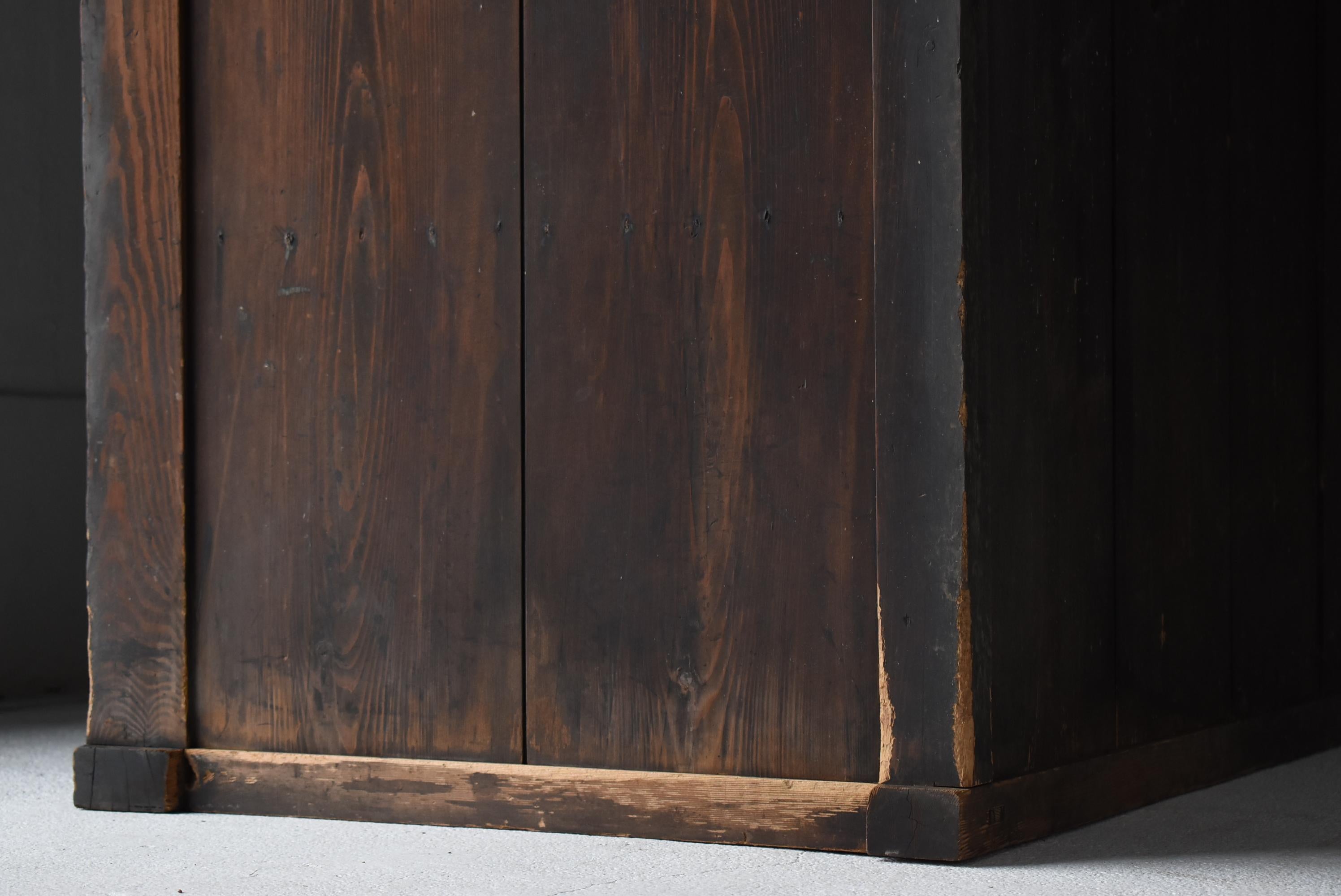 Japanische antike große Tansu 1860er-1900er Jahre / Schrank Wabi Sabi, Wabi Sabi 9