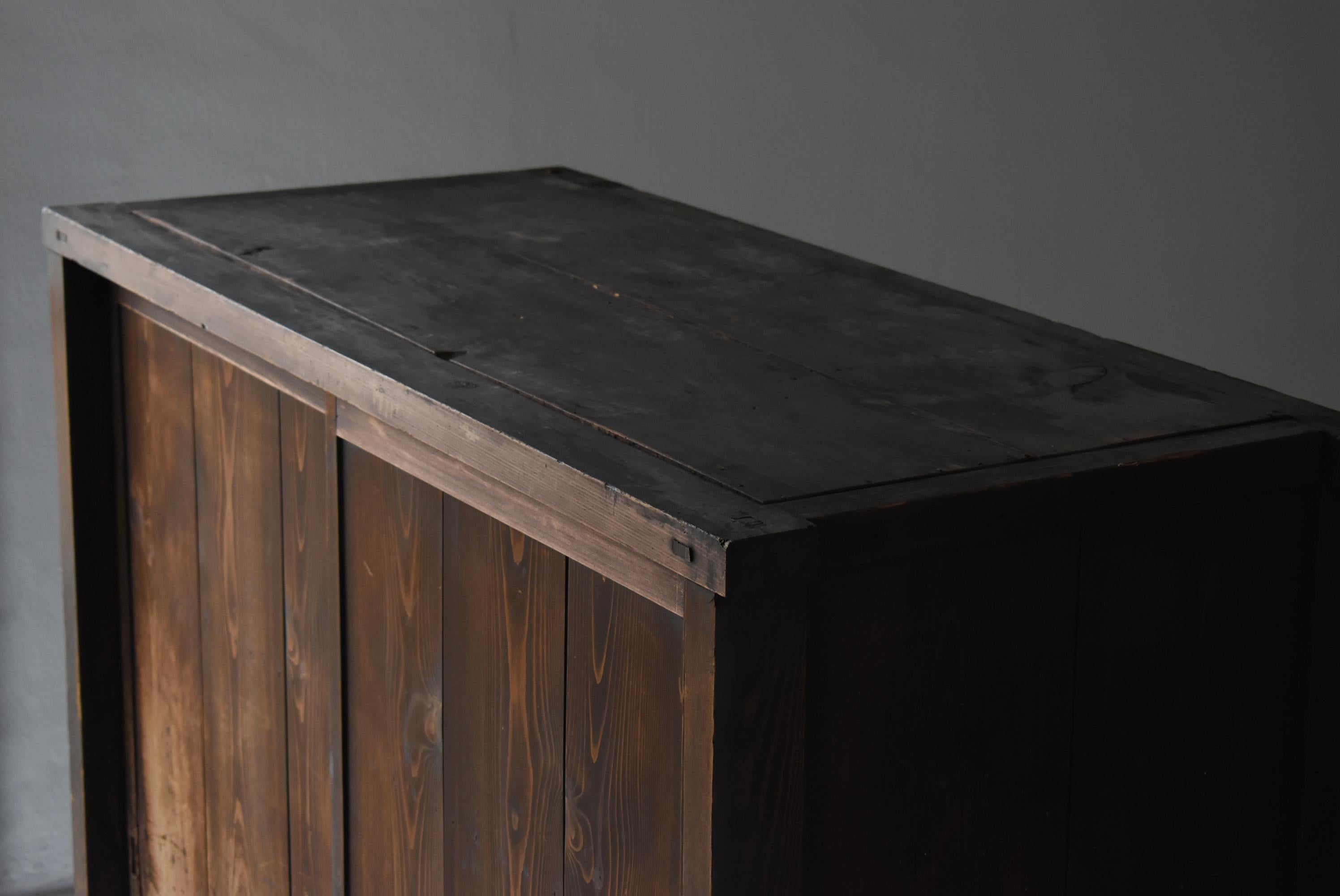 Japanische antike große Tansu 1860er-1900er Jahre / Schrank Wabi Sabi, Wabi Sabi 10