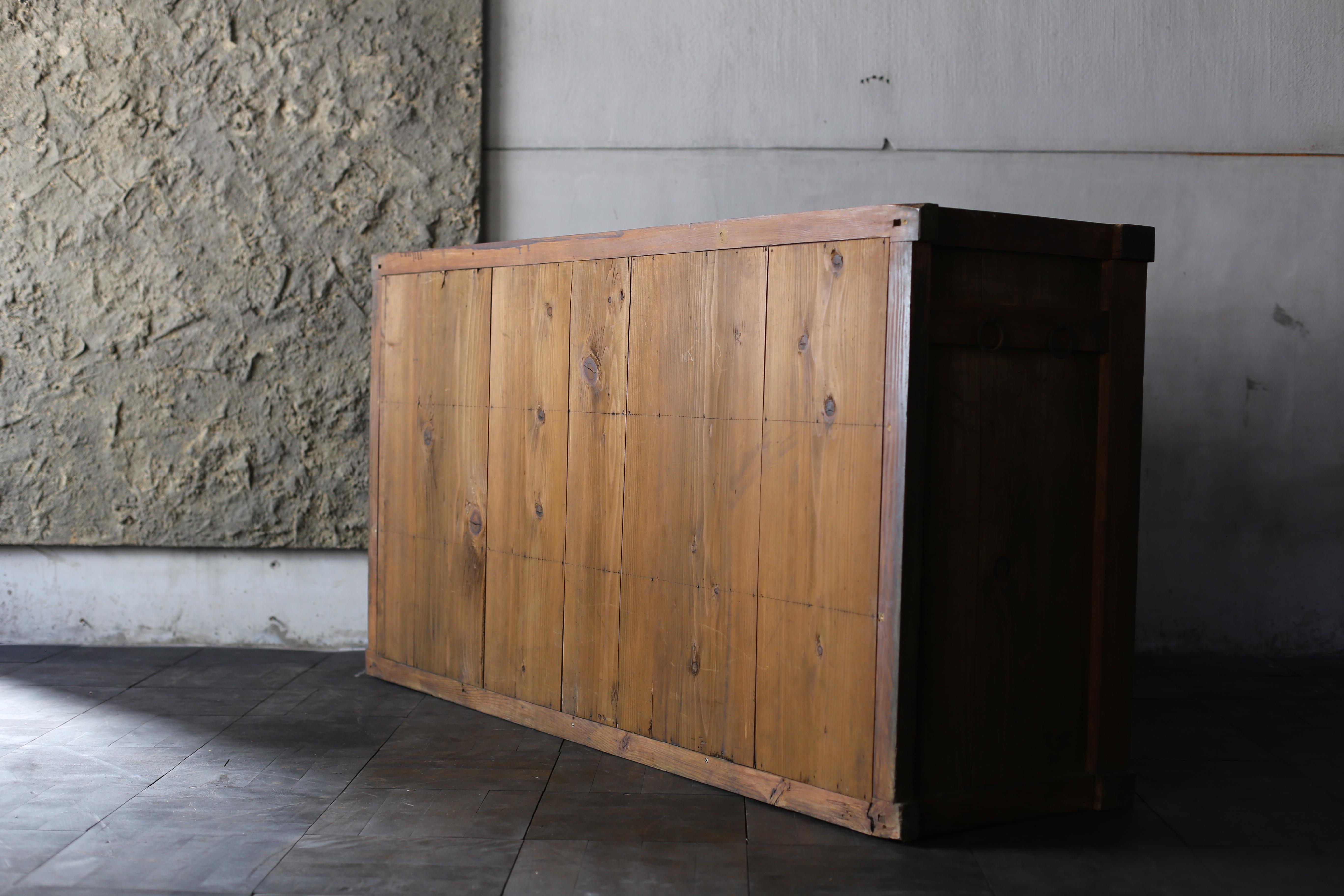 Japanese Antique Large Tansu 1860s-1900s / natural color 7