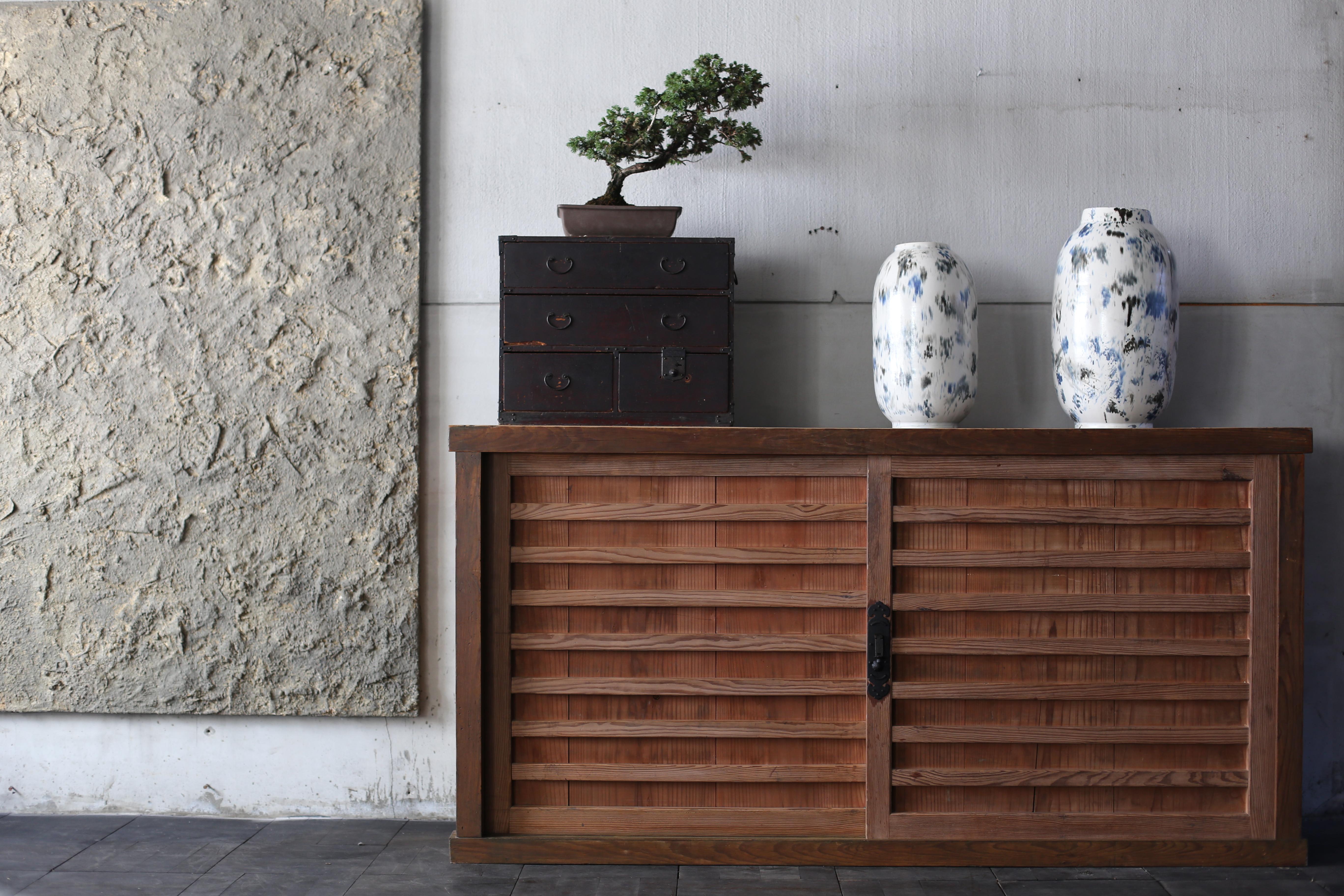 Japanese Antique Large Tansu 1860s-1900s / natural color 9