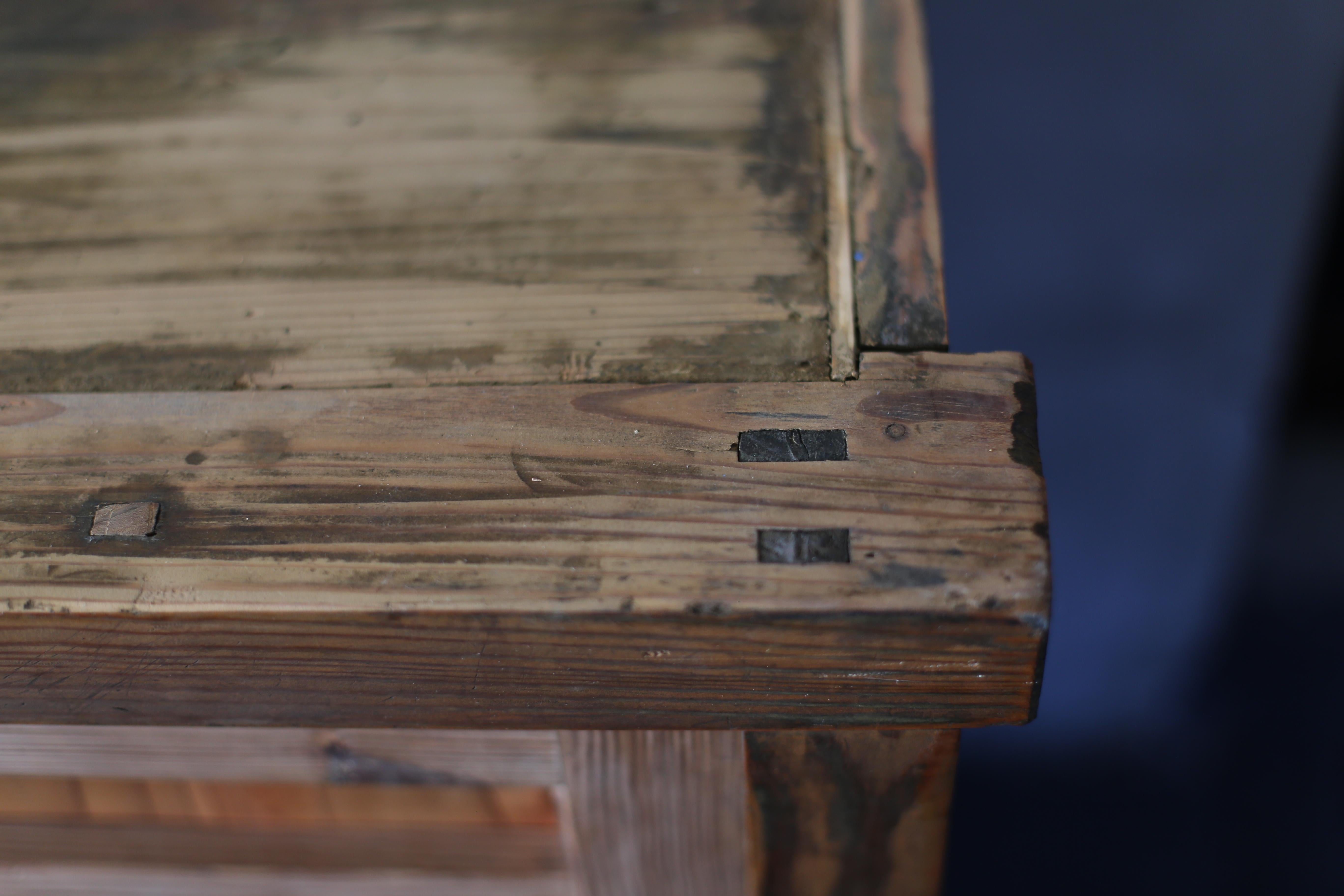 Japanese Antique Large Tansu 1860s-1900s / natural color In Good Condition In Sammu-shi, Chiba