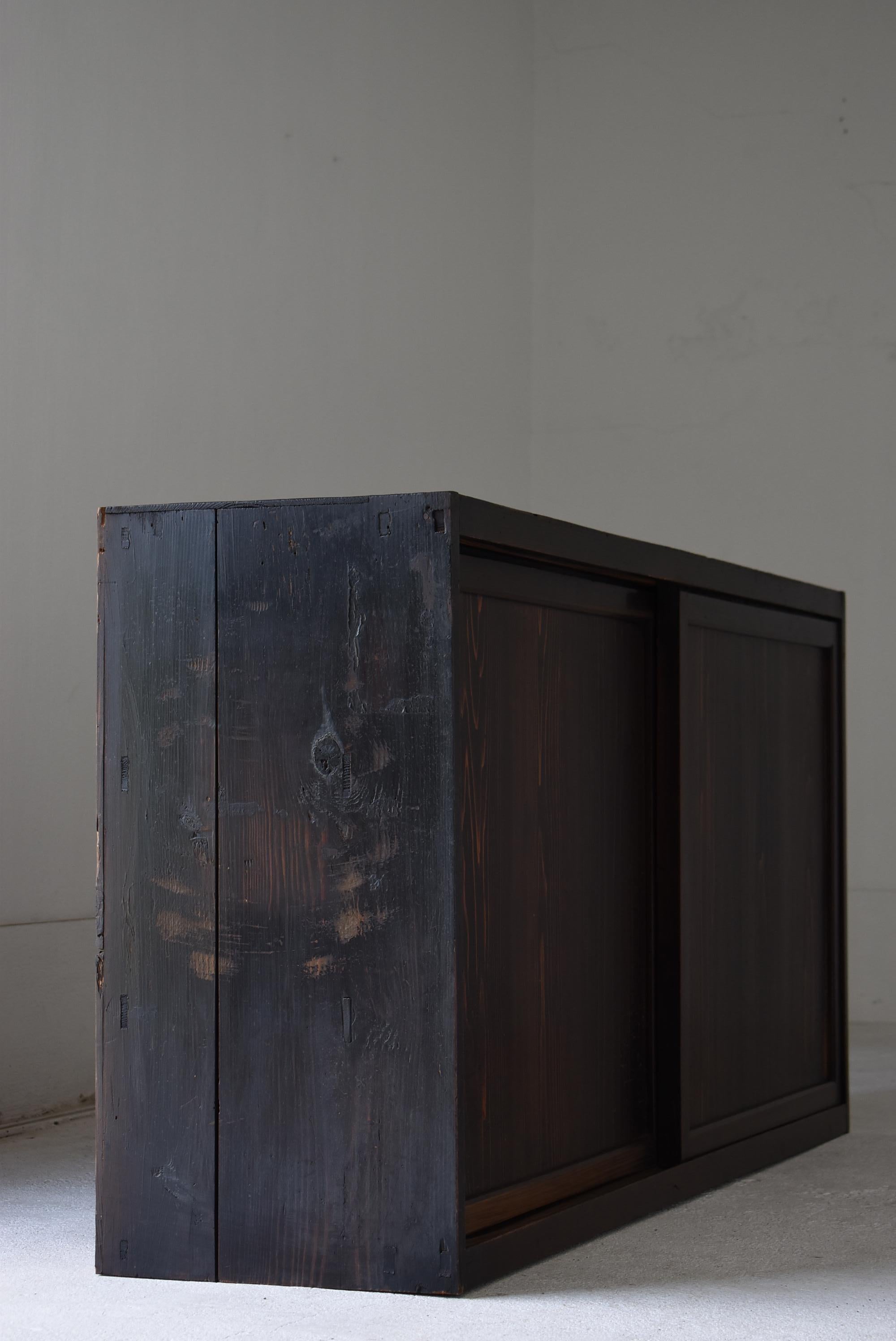 Antiguo Tansu Japonés Grande 1860s-1900s / Aparador Armario Almacenaje Wabi Sabi en venta 4