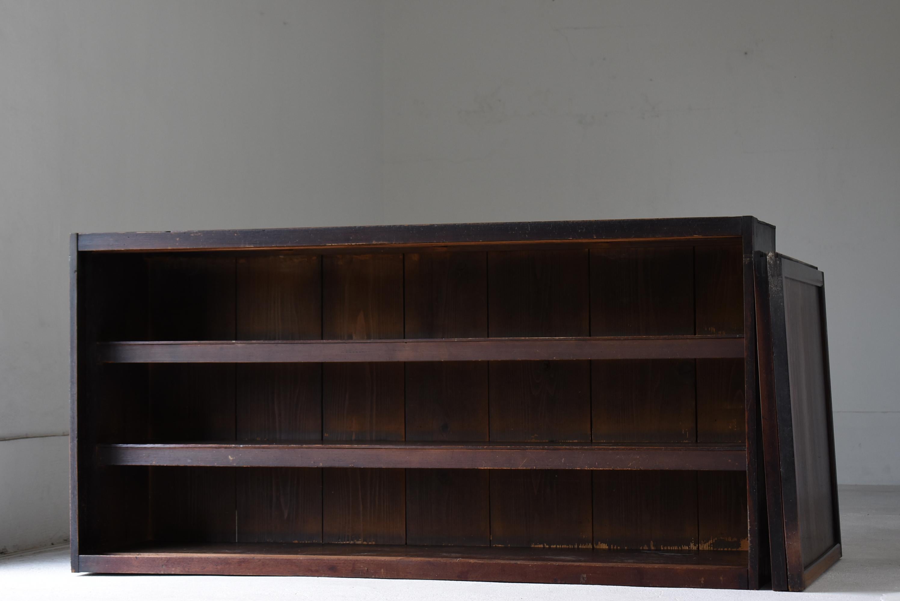 Antiguo Tansu Japonés Grande 1860s-1900s / Aparador Armario Almacenaje Wabi Sabi en venta 1