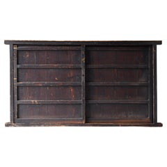 Japanese Antique Large Tansu 1860s-1900s / Sideboard Cabinet Wabi Sabi