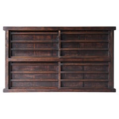 Japanese Antique Large Tansu 1860s-1900s / Sideboard Cabinet Wabi Sabi
