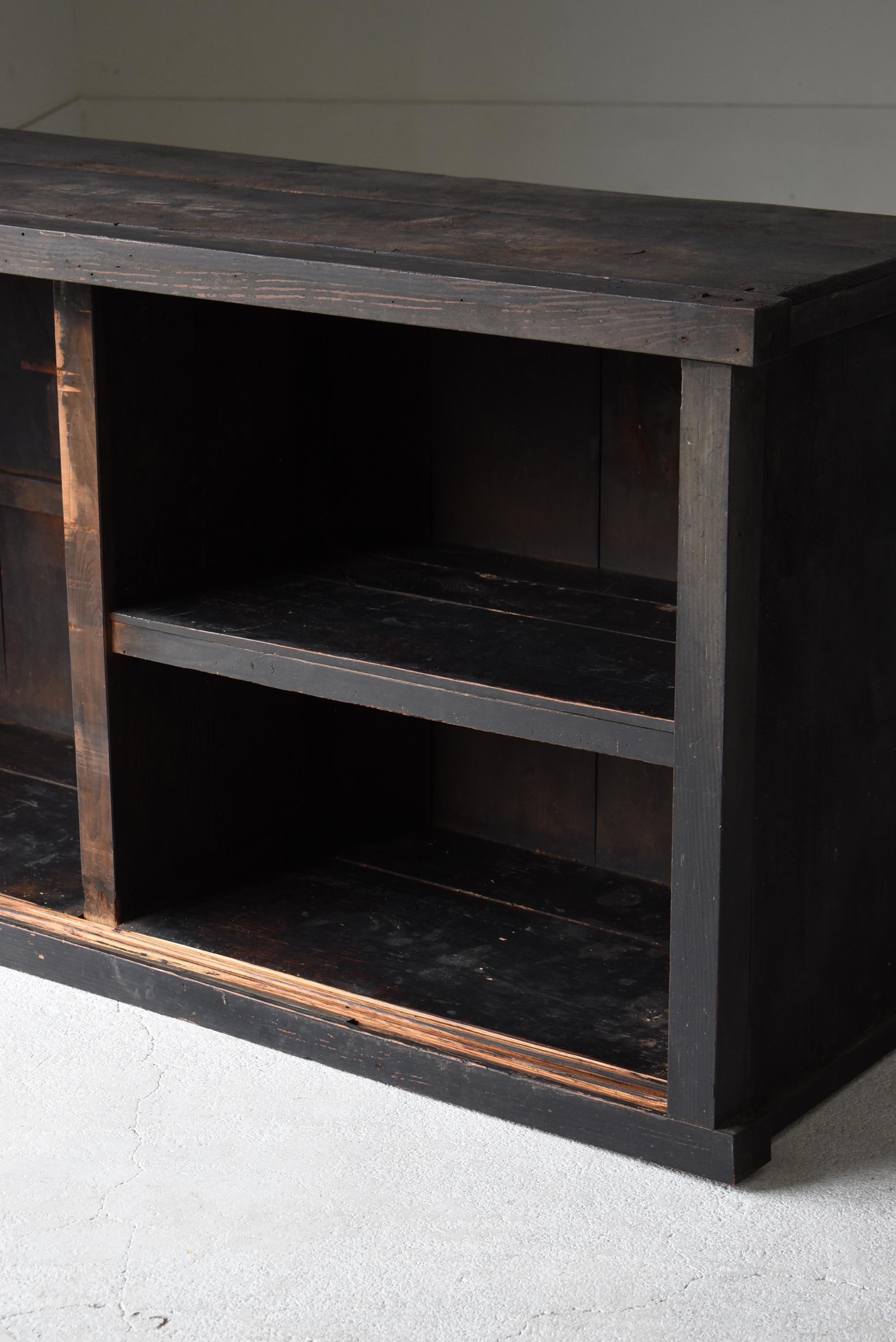 Japanese Antique Large Tansu 1860s-1900s / Sideboard Cabinet Wabisabi in vendita 3