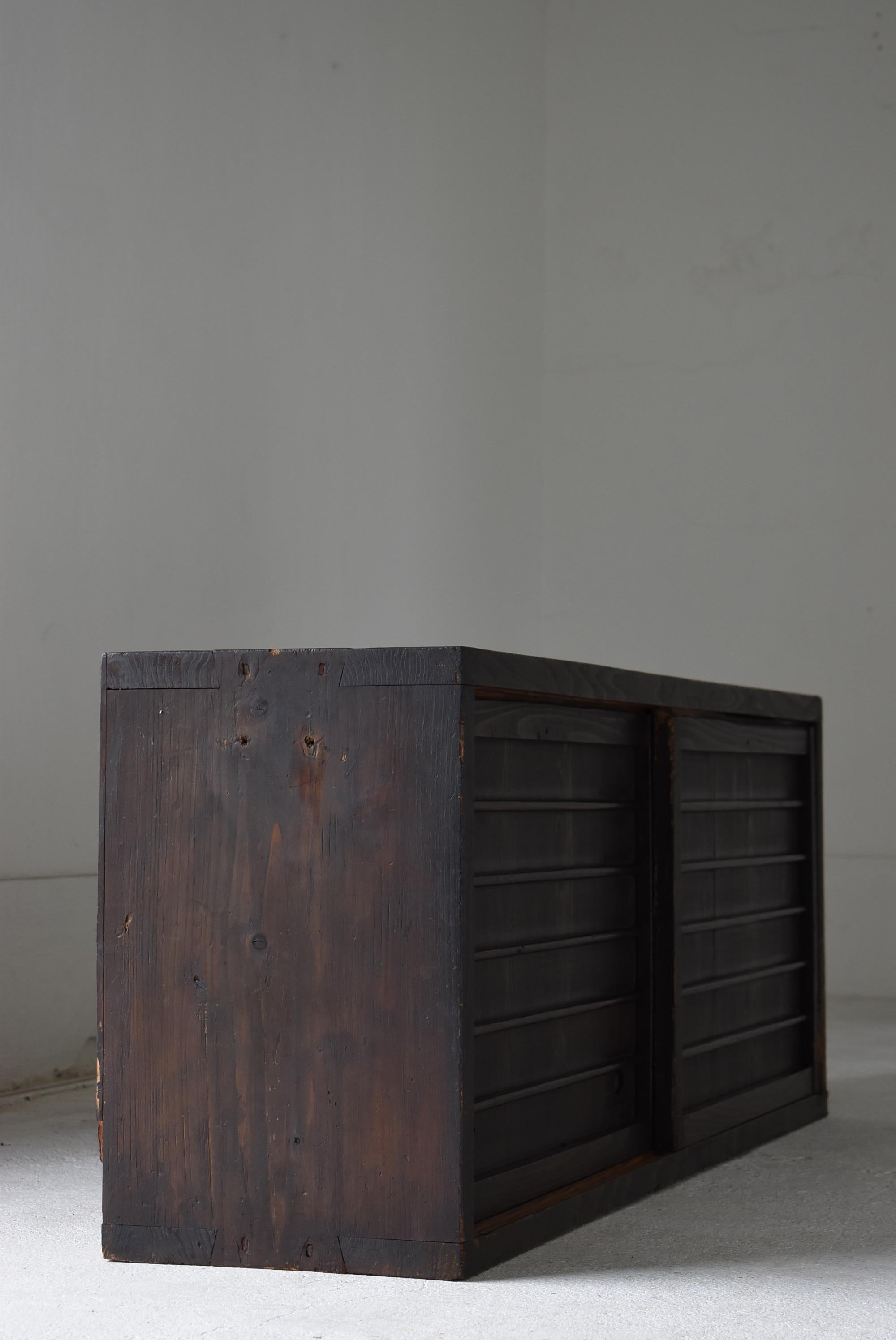 Antiguo Tansu Japonés Grande 1860s-1900s / Aparador Wabisabi en venta 5
