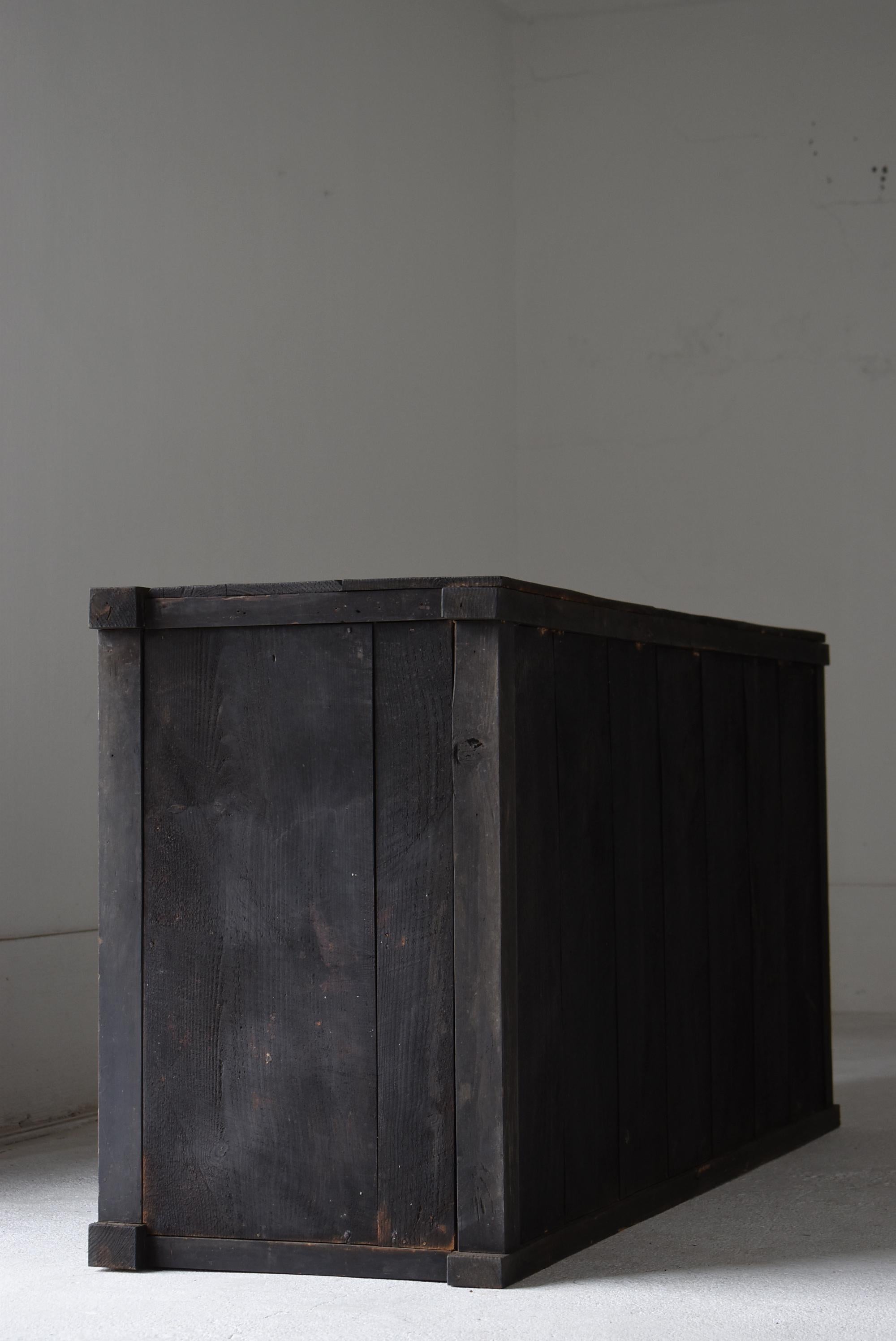 Japanese Antique Large Tansu 1860s-1900s / Sideboard Cabinet Wabisabi in vendita 6