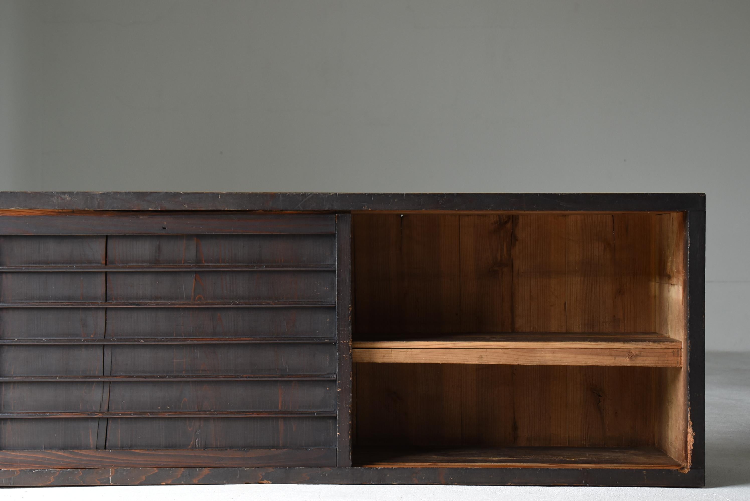 Antiguo Tansu Japonés Grande 1860s-1900s / Aparador Wabisabi en venta 2